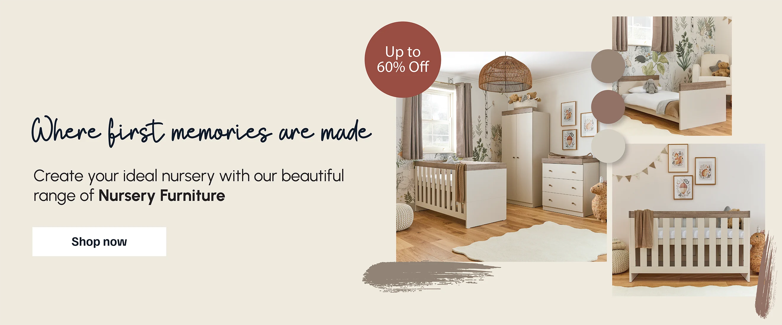 Shop our range of Nursery Furniture - Up to 60% Off!