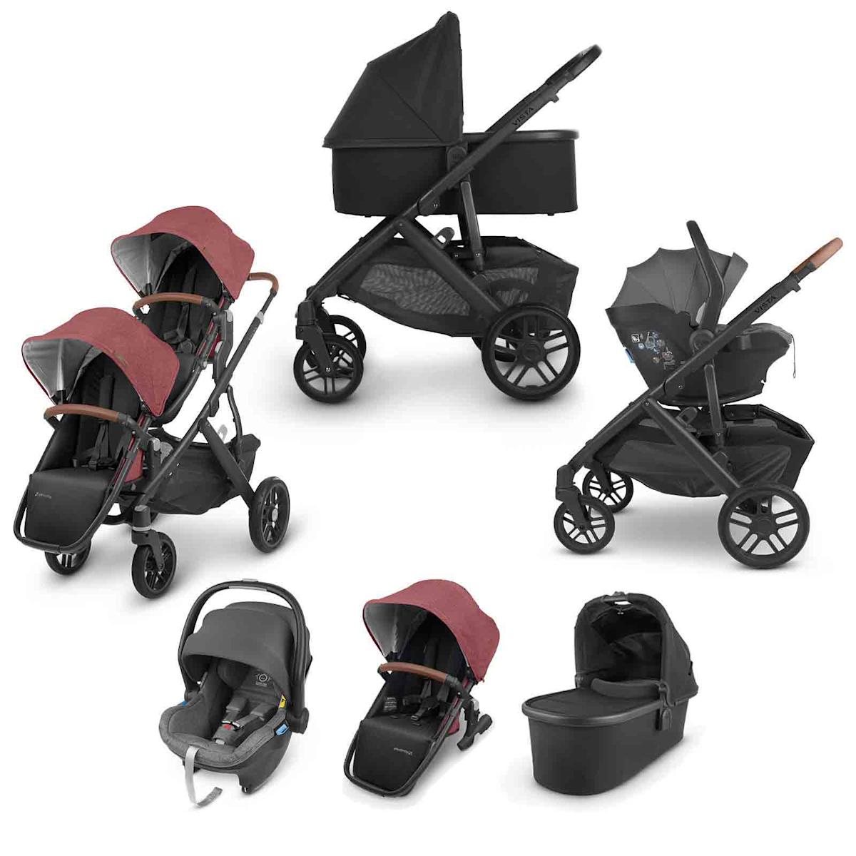 UPPAbaby Vista V2 Travel System - Lucy Rosewood | The Nursery Store
