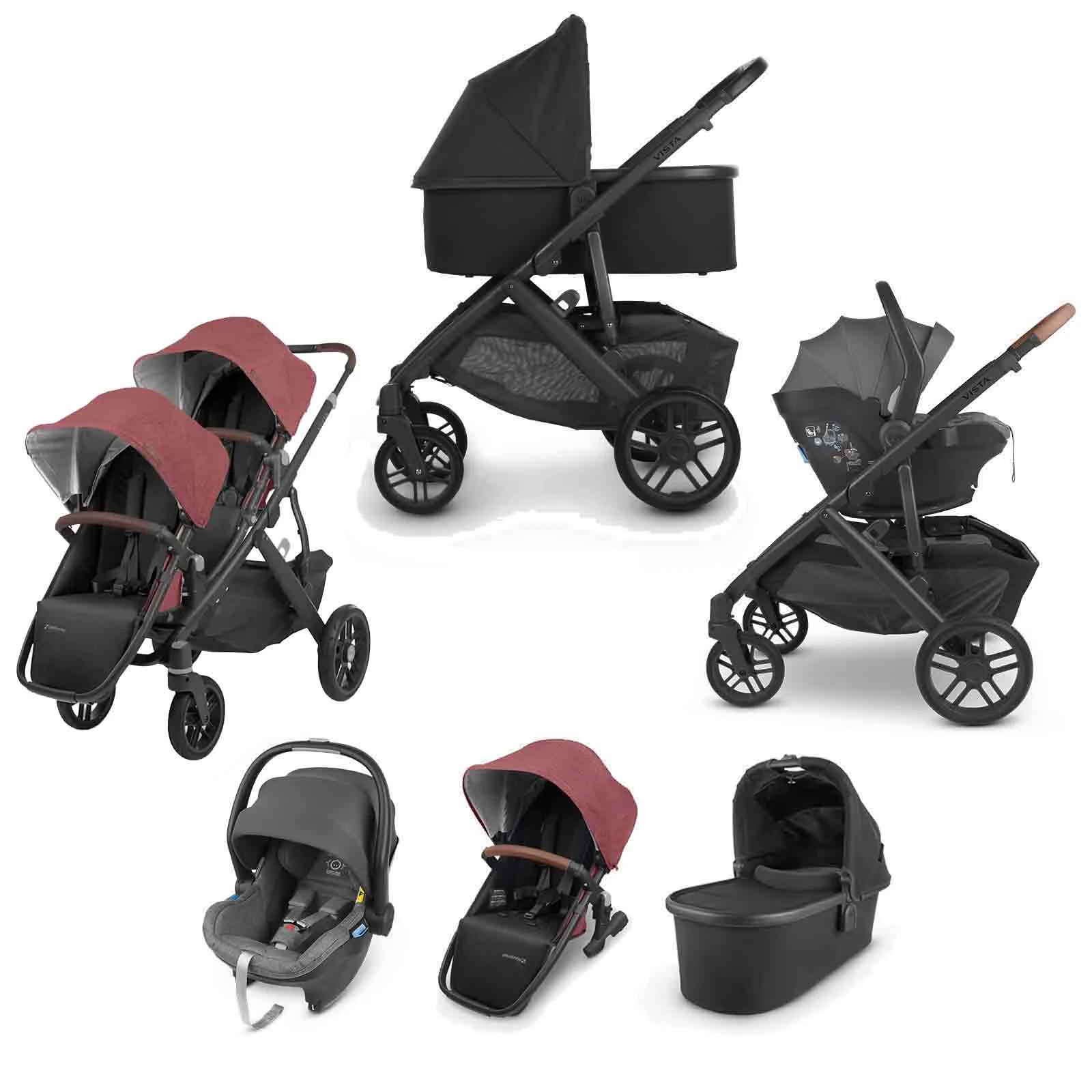 uppababy vista v2 weight kg Stroller Ridge – UPPAbaby Benelux Deluxe Backpack Tumi Alpha black_friday_deals_collection Color:Sexy Shad Flash Complete your stroller package