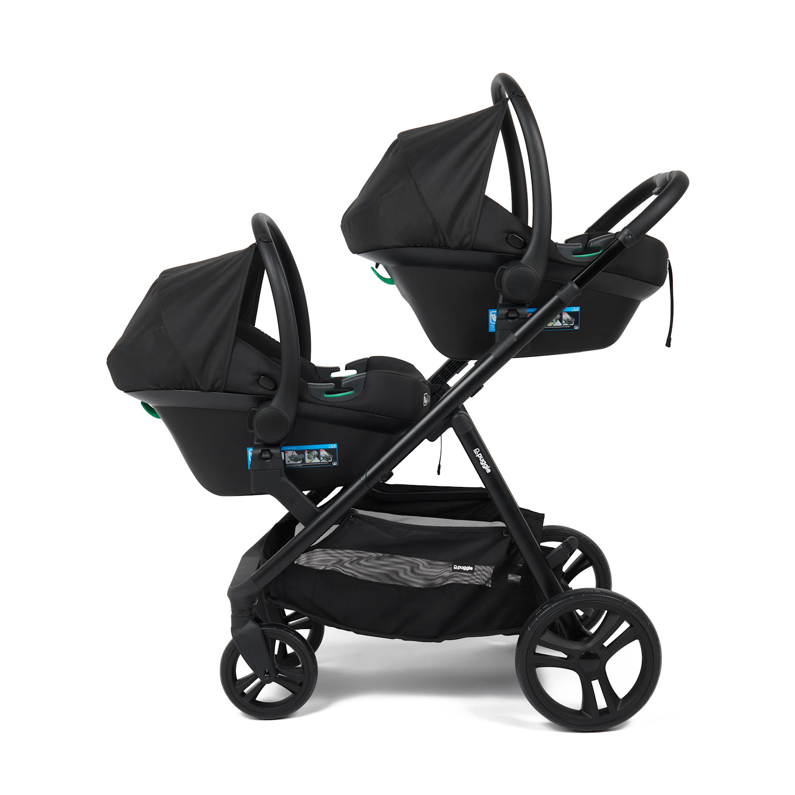 Cupla Duo Tux Pushchair Puggle Memphis 2-in-1 Duo Double Twin