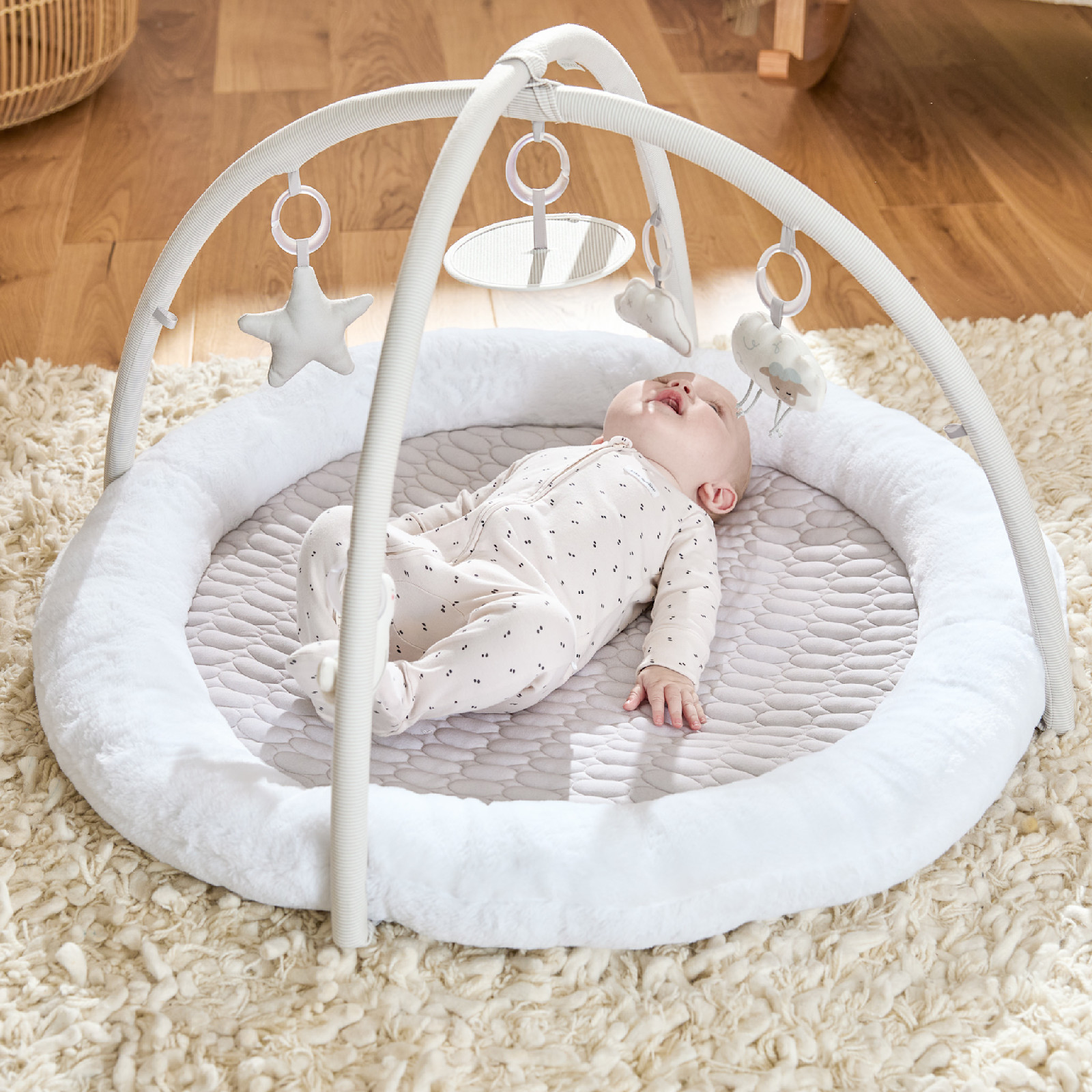 Puggle 2-Piece Lamb Playmat Bundle – Cashmere | The Nursery Store