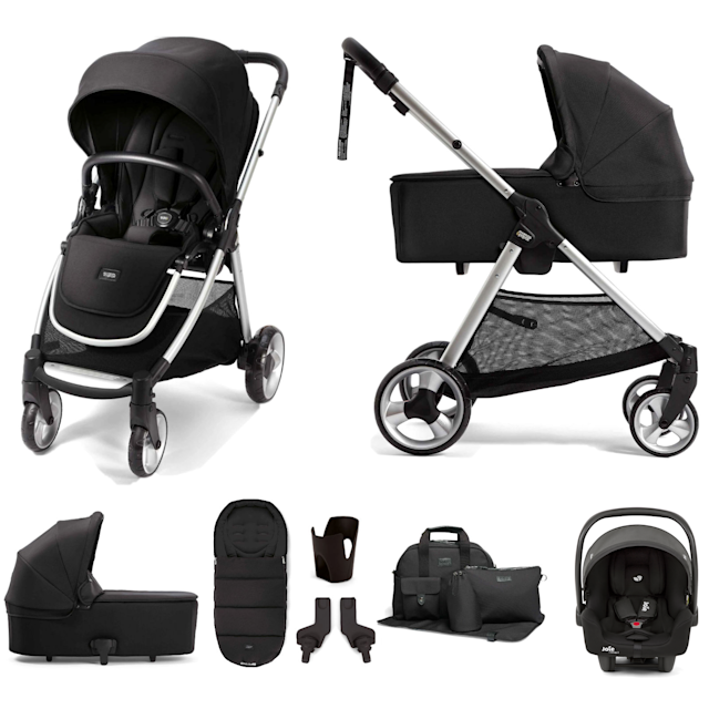 Mamas Papas Flip XT2 7 Piece Essentials i Snug 2 Car Seat Travel System with Carrycot Black The Nursery Store