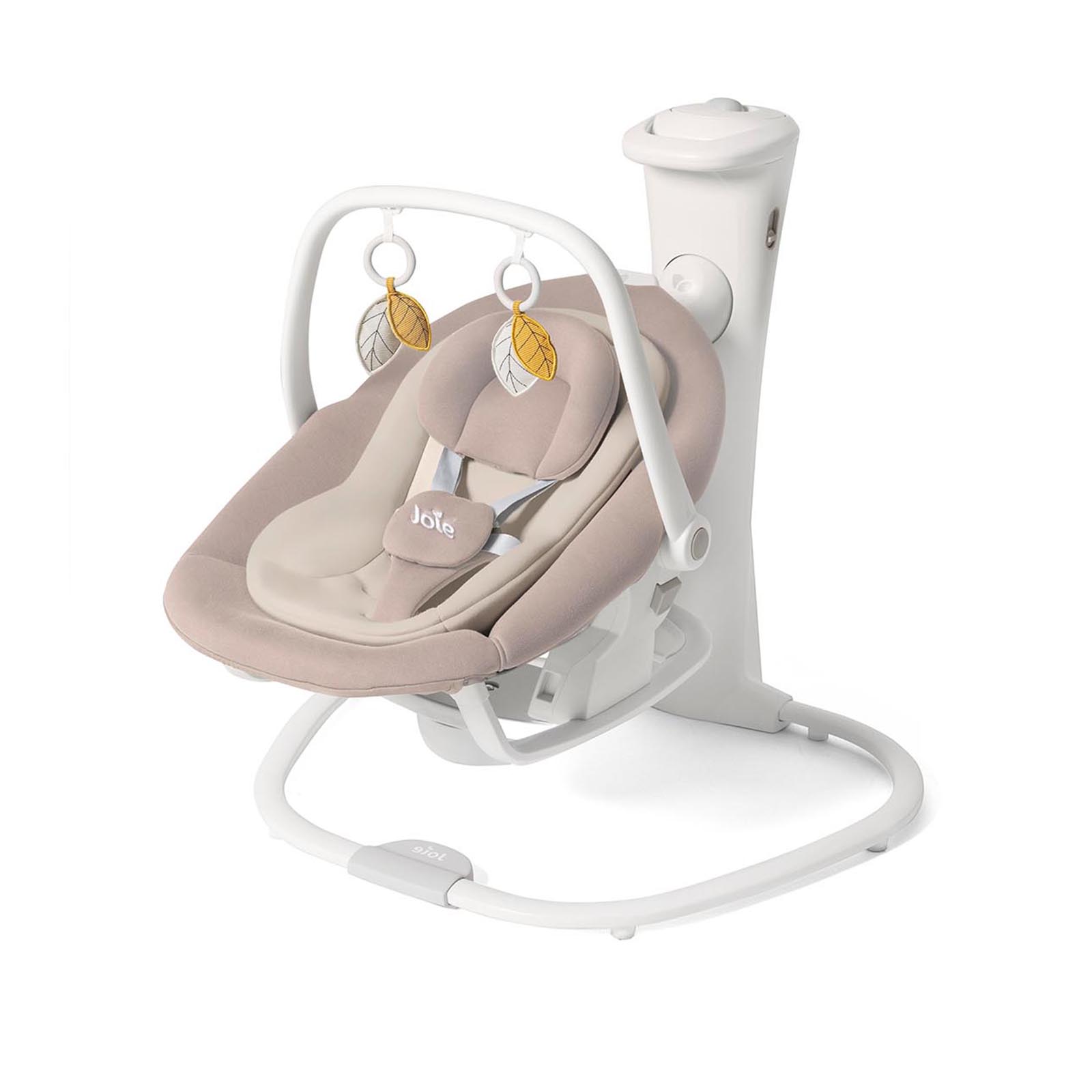Joie Whimsy Wind-Up 2-in-1 Swing & Rocker - Almond