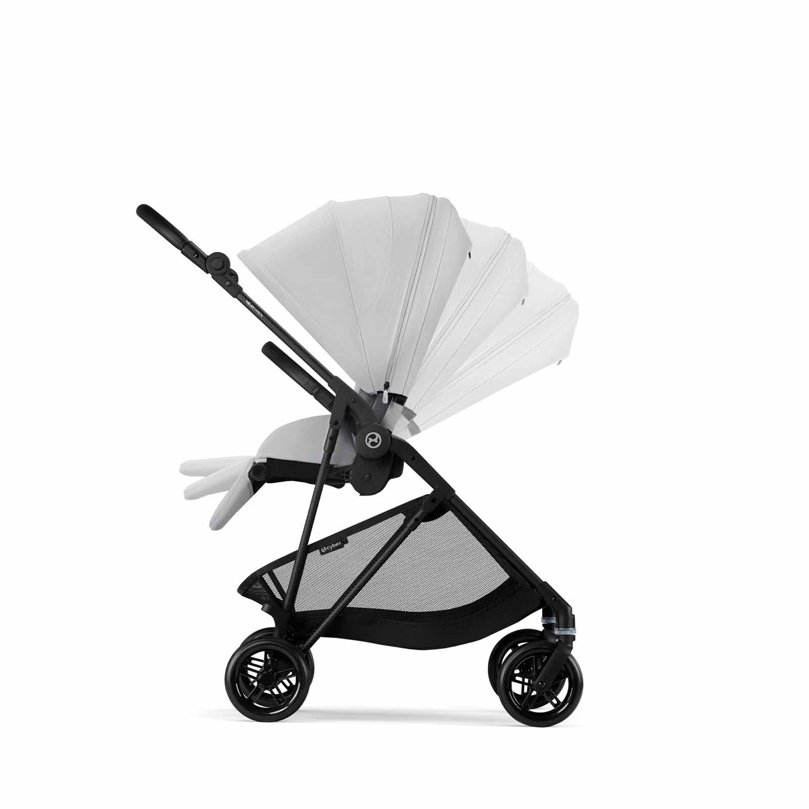 Cybex Melio Carbon 3-in-1 with Cloud G - Fog Grey | The Nursery Store