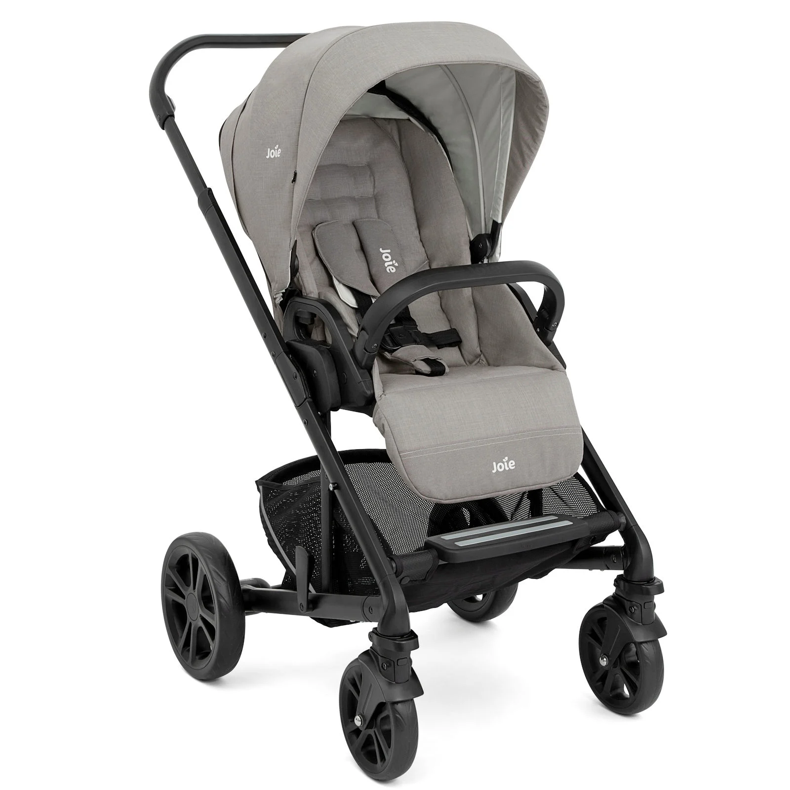 Joie Chrome Trio 3 in 1 Travel System with I snug2 Car Seat i Harbour Car Seat i Base Encore The Nursery Store