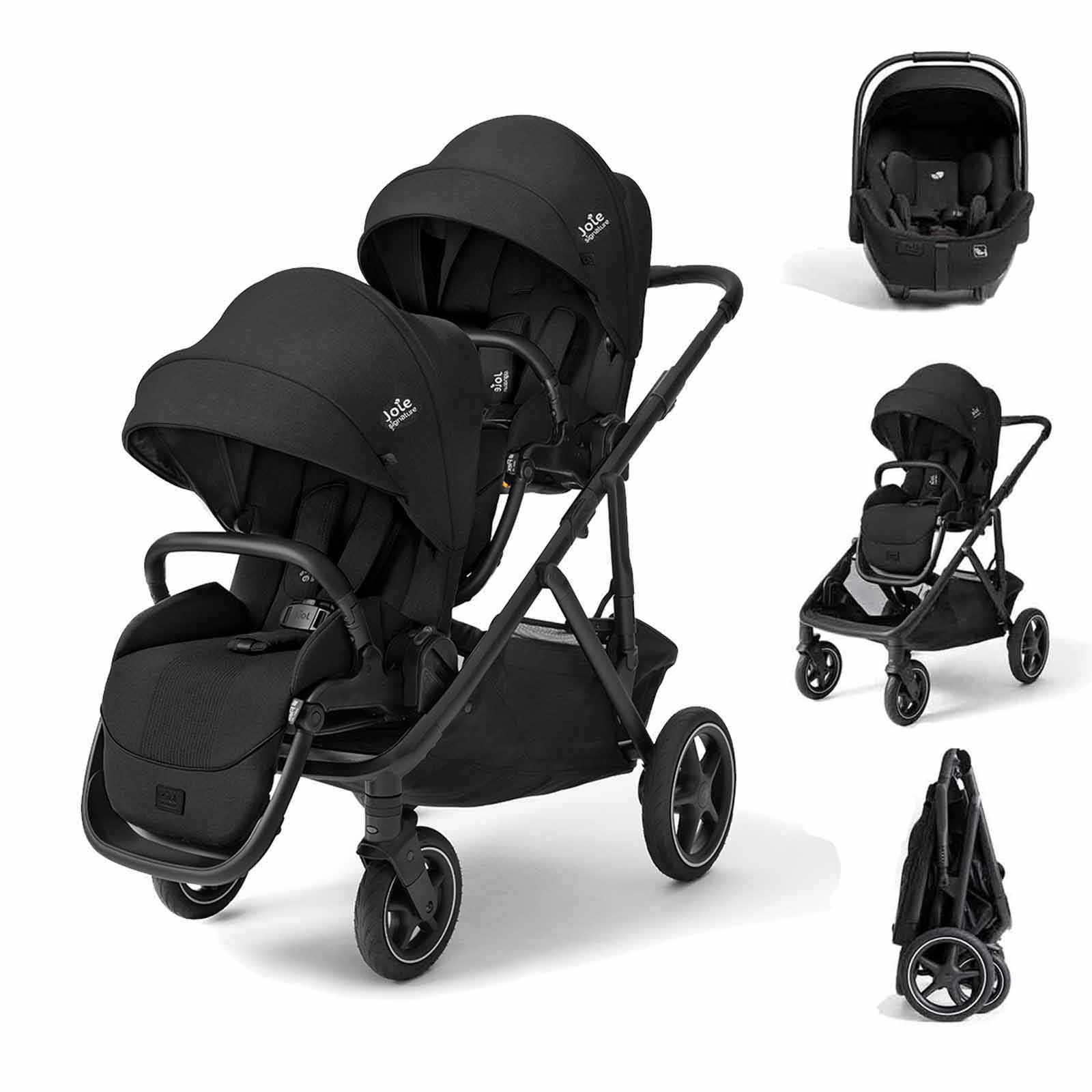 Signature Versiti 2 1 Tandem Travel System 6 Piece Bundle Eclipse