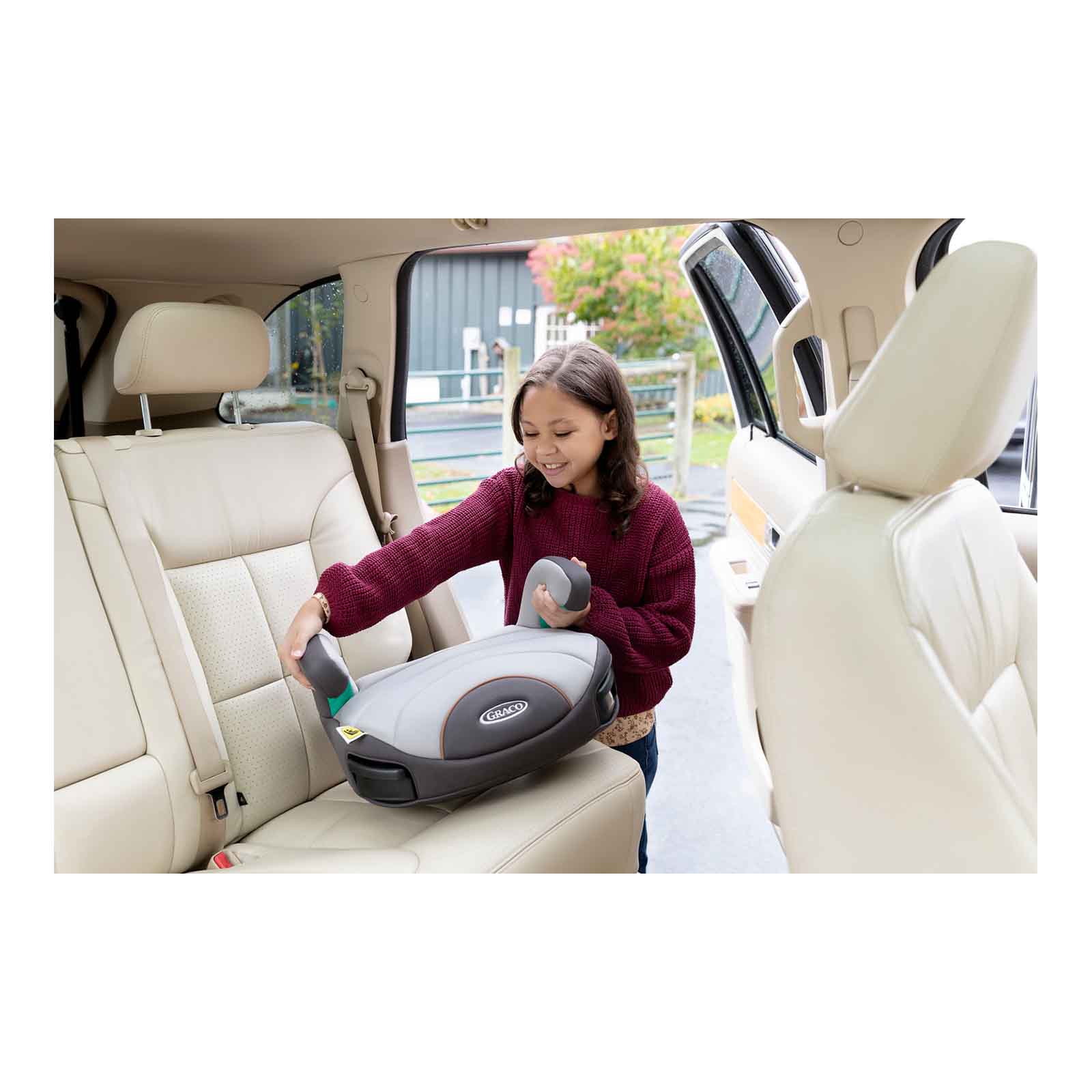 Graco Eversure Lite R129 Backless Booster Seat Cherry (7-12