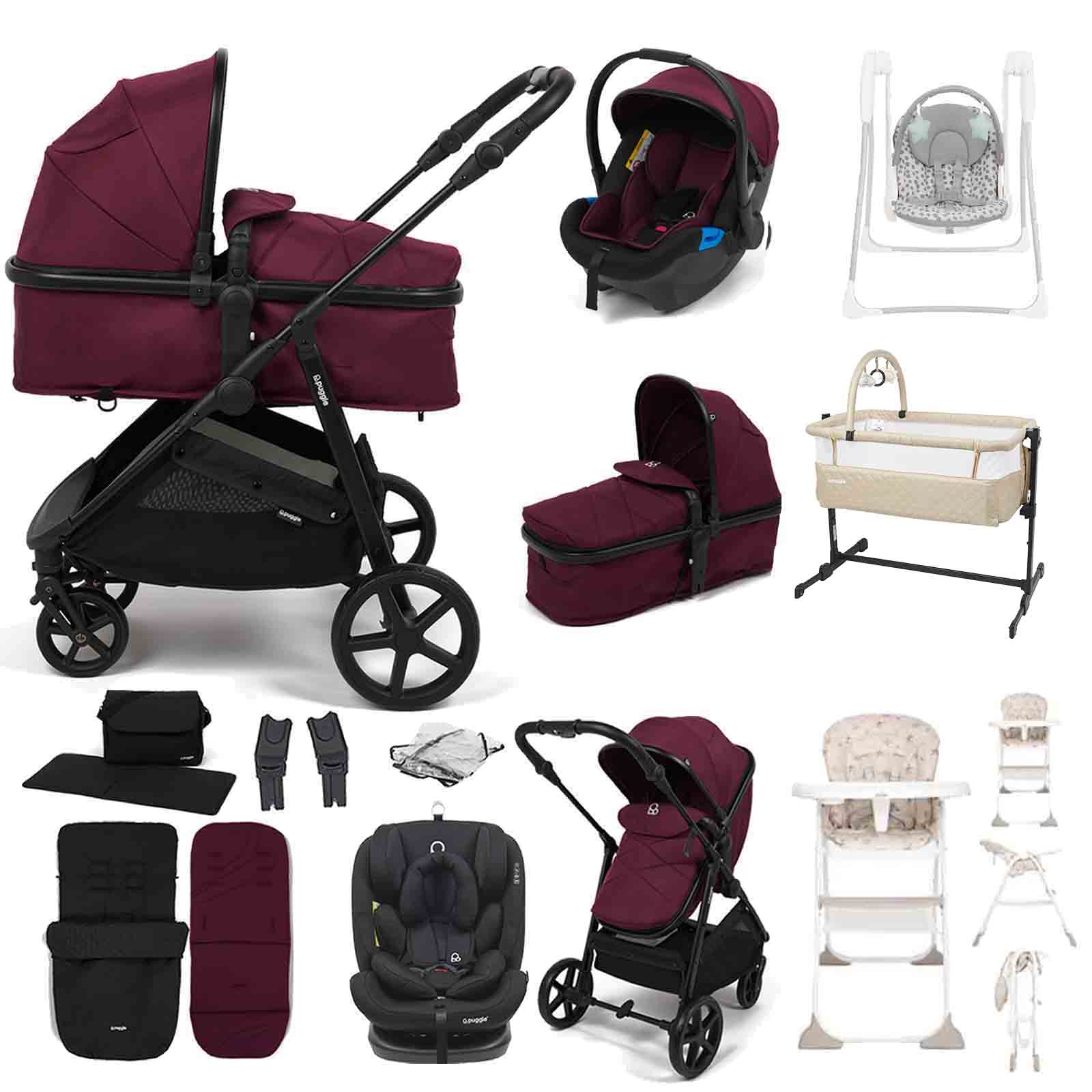 Monaco XT 2 1 Travel System 2 Car Seats 13 Piece Bundle