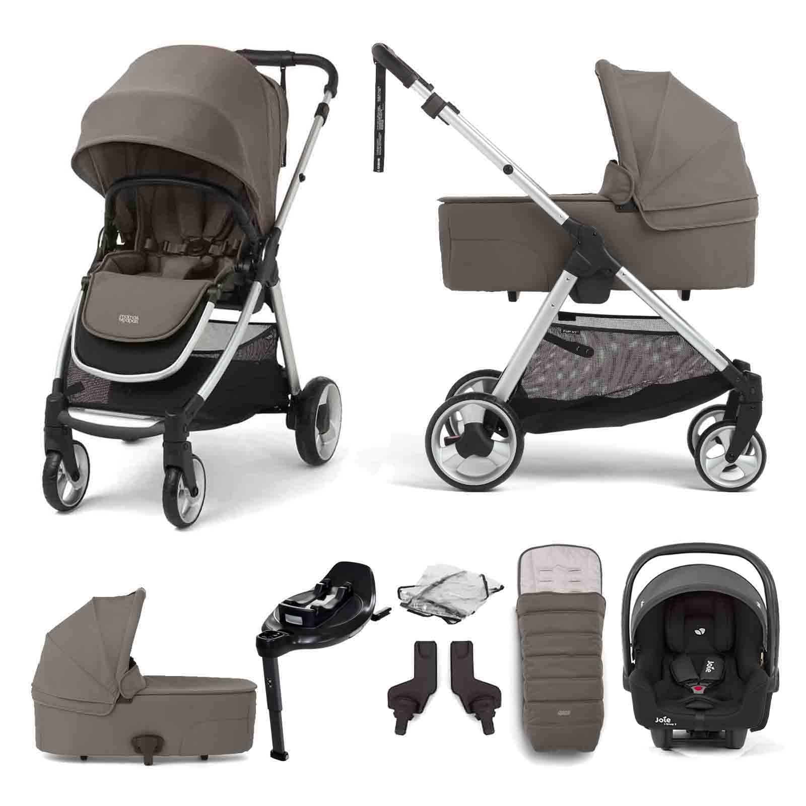 & Flip XT2 Travel System i Snug 2 Car Seat i Base Encore Rotating Base & Footmuff Phantom