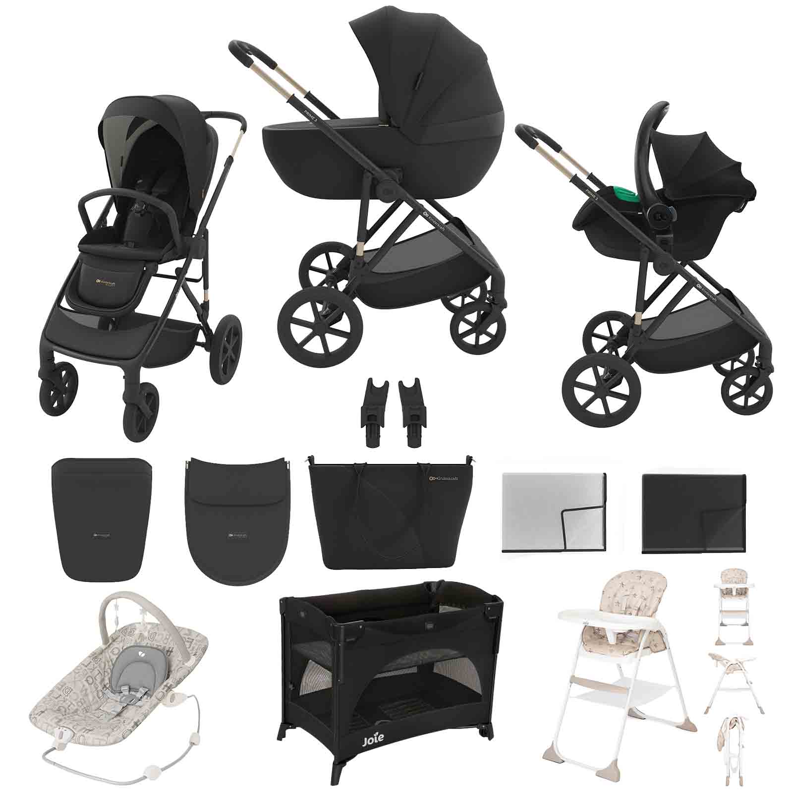 Prime 3 3 1 Travel System 11 Piece Bundle Venizian