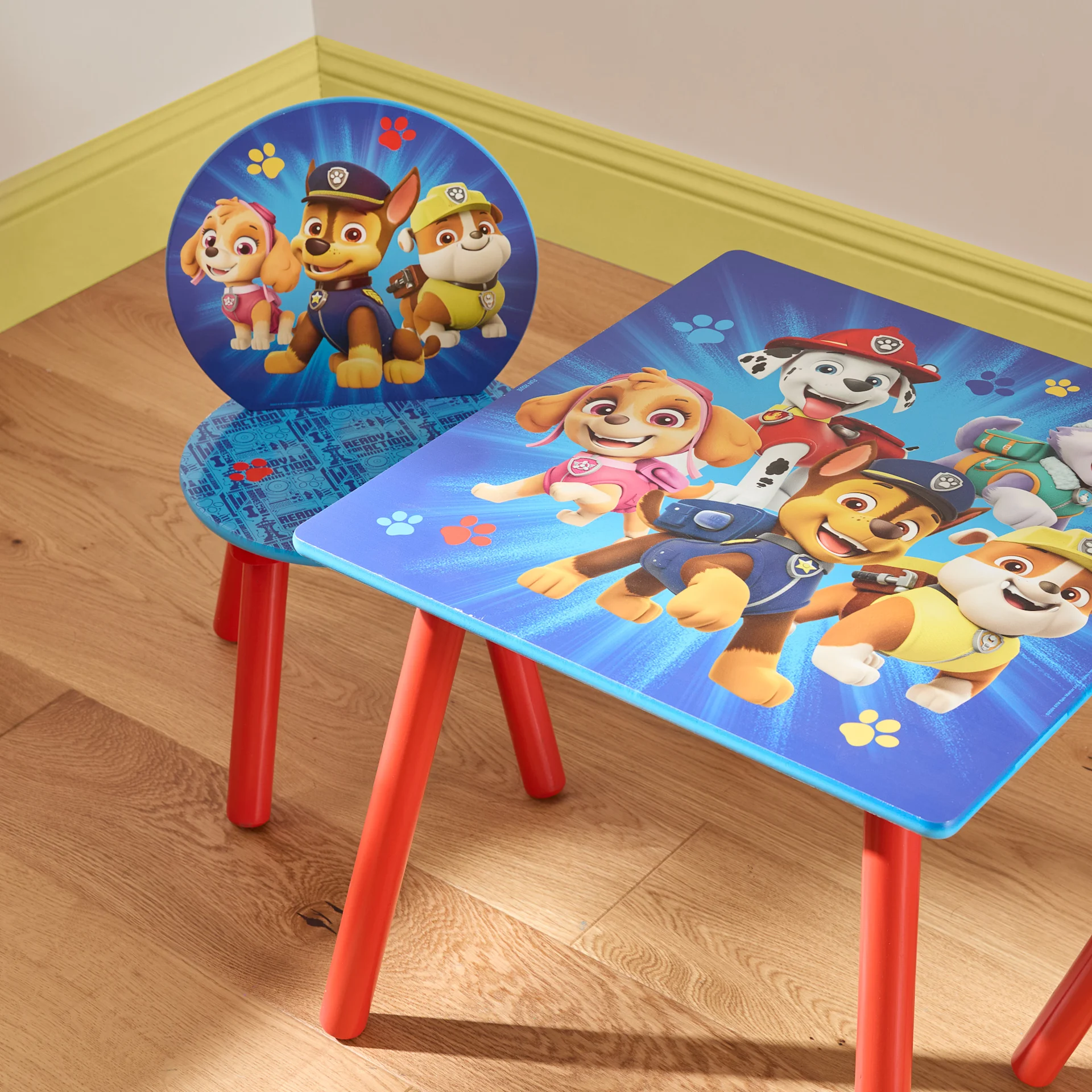 Childrens Table Paw Patrol Table And Chair Set Nick PAW Patrol