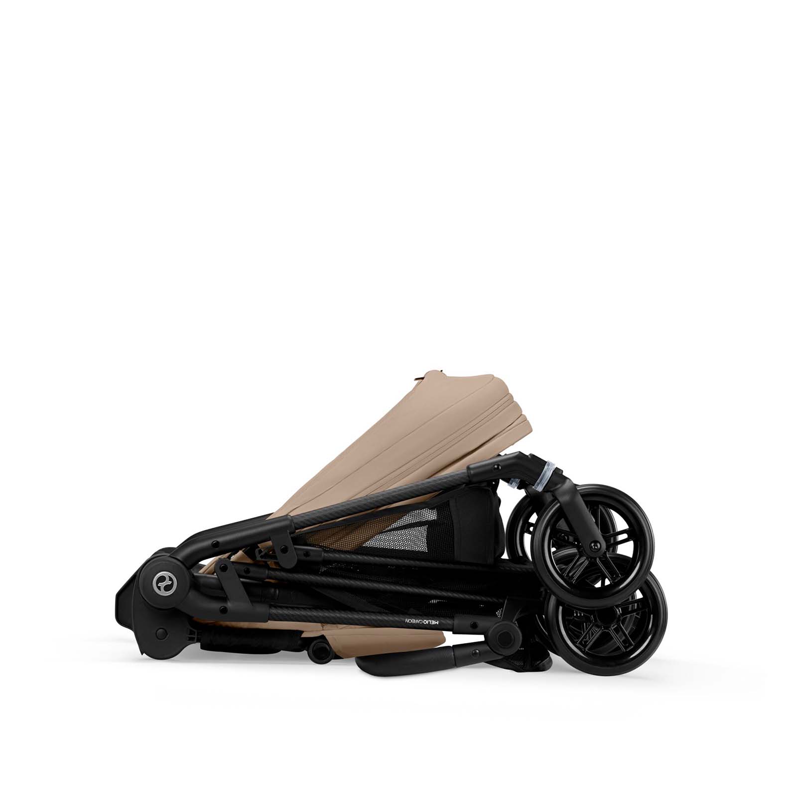 Cybex Melio Carbon 3-in-1 with Aton B - Almond Beige | The Nursery