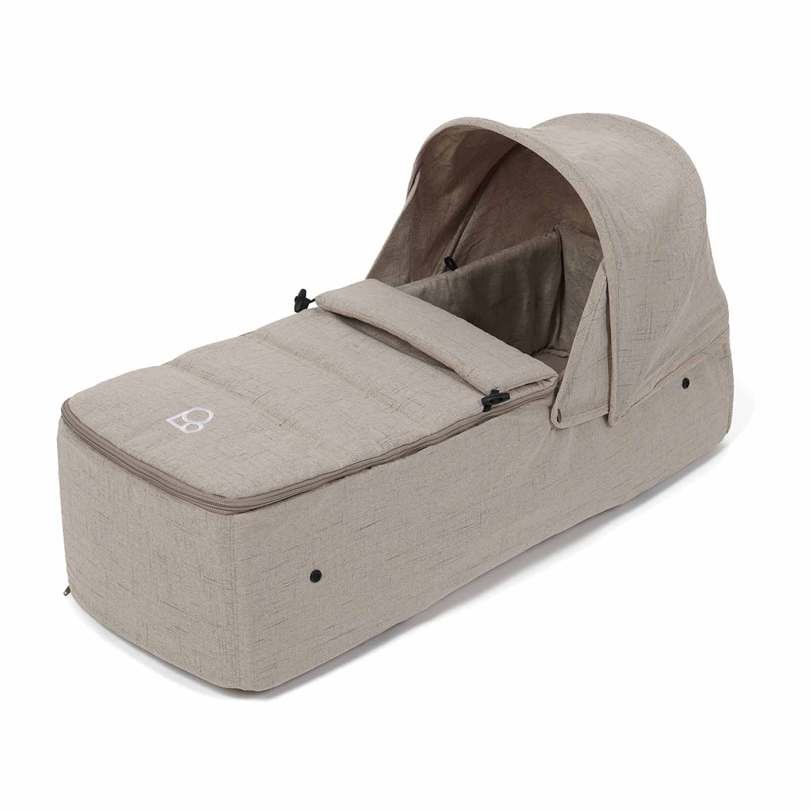 Puggle Urban City Soft Carrycot with Hood - Cashmere