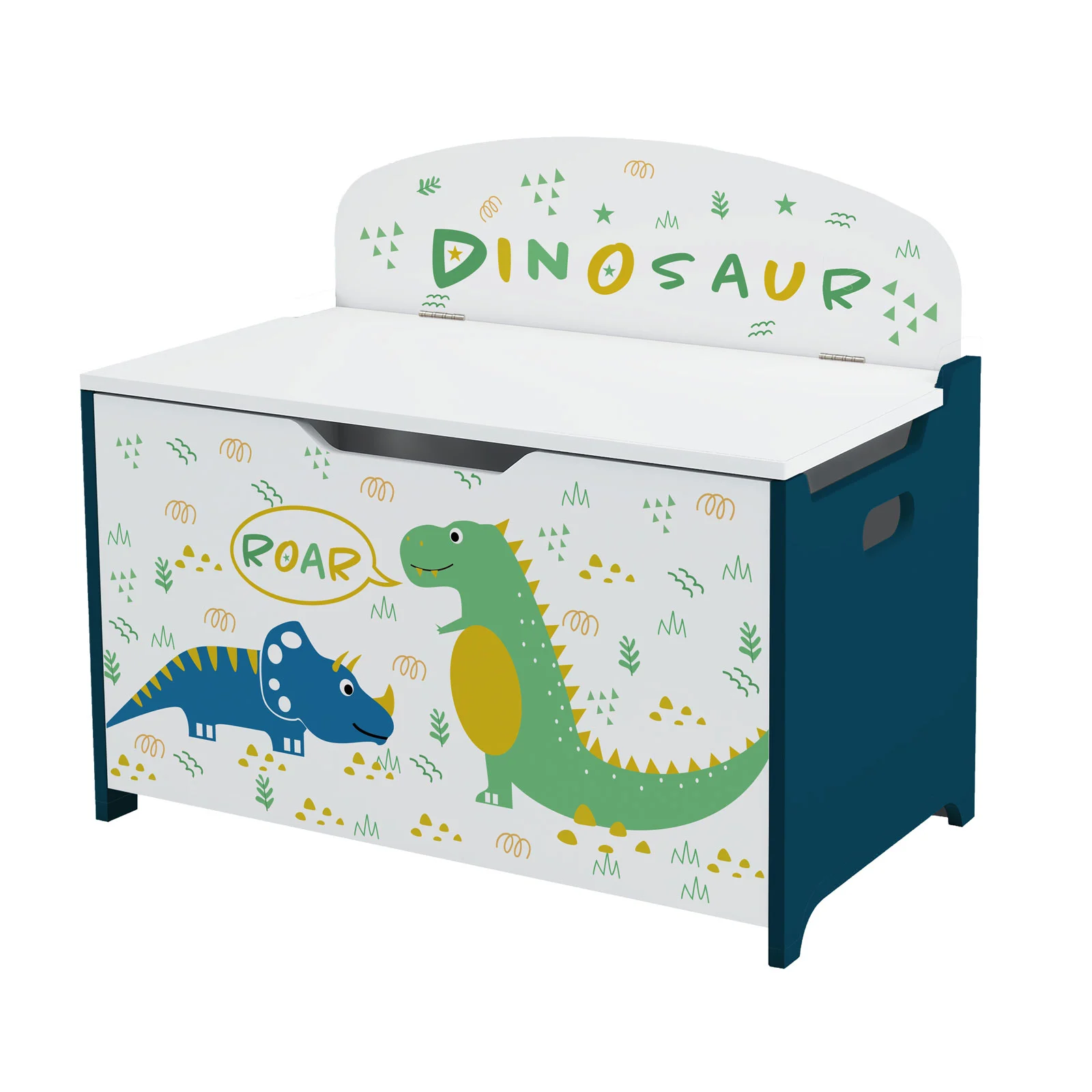 Dinosaur Playset Box Of Dinosaur Toys Safe And Harmless Dinosaur Model Large Plastic Dinosaur Toy Set Children's  Toys To Send Storage Box