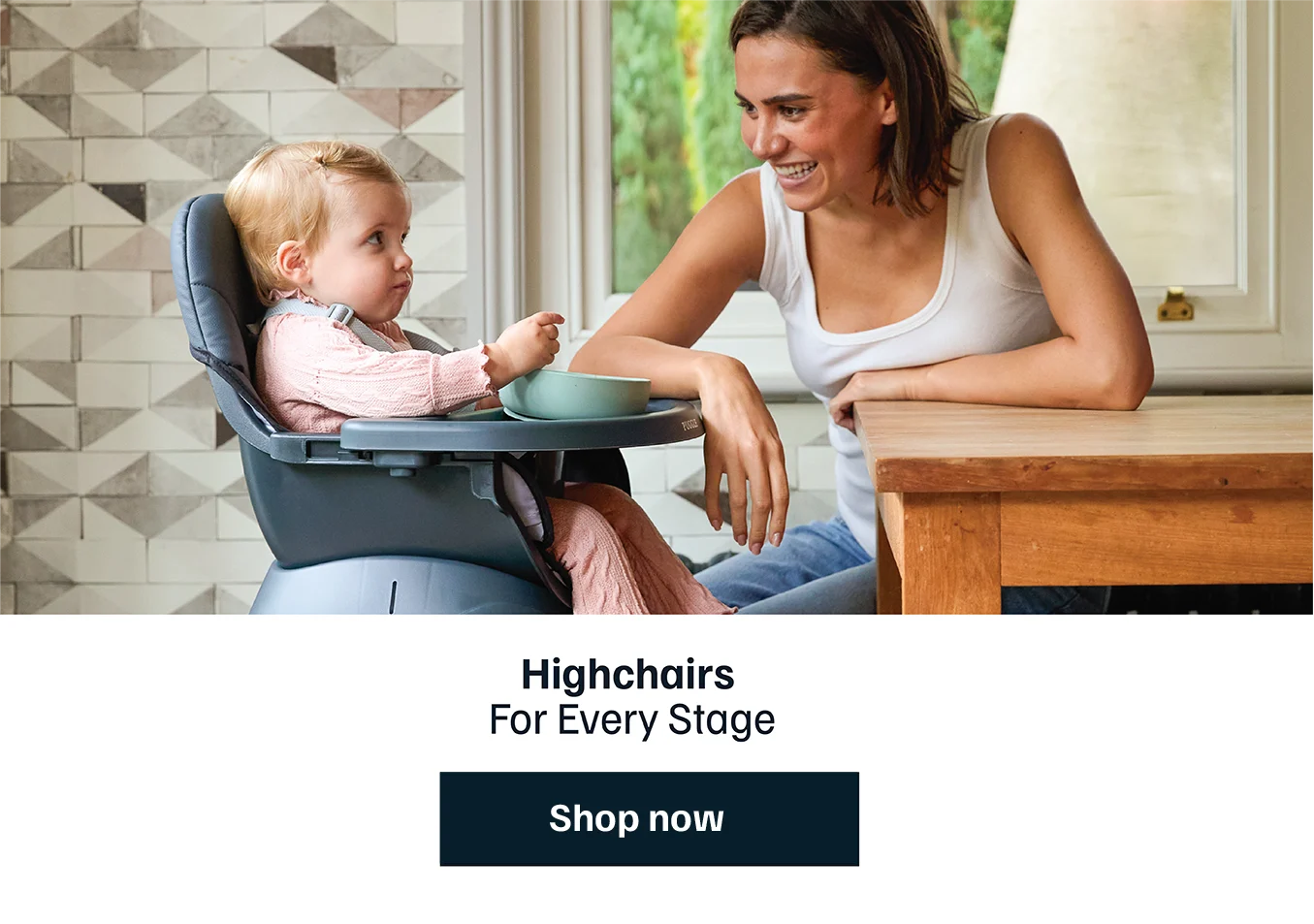 Highchairs for Christmas Dinner
