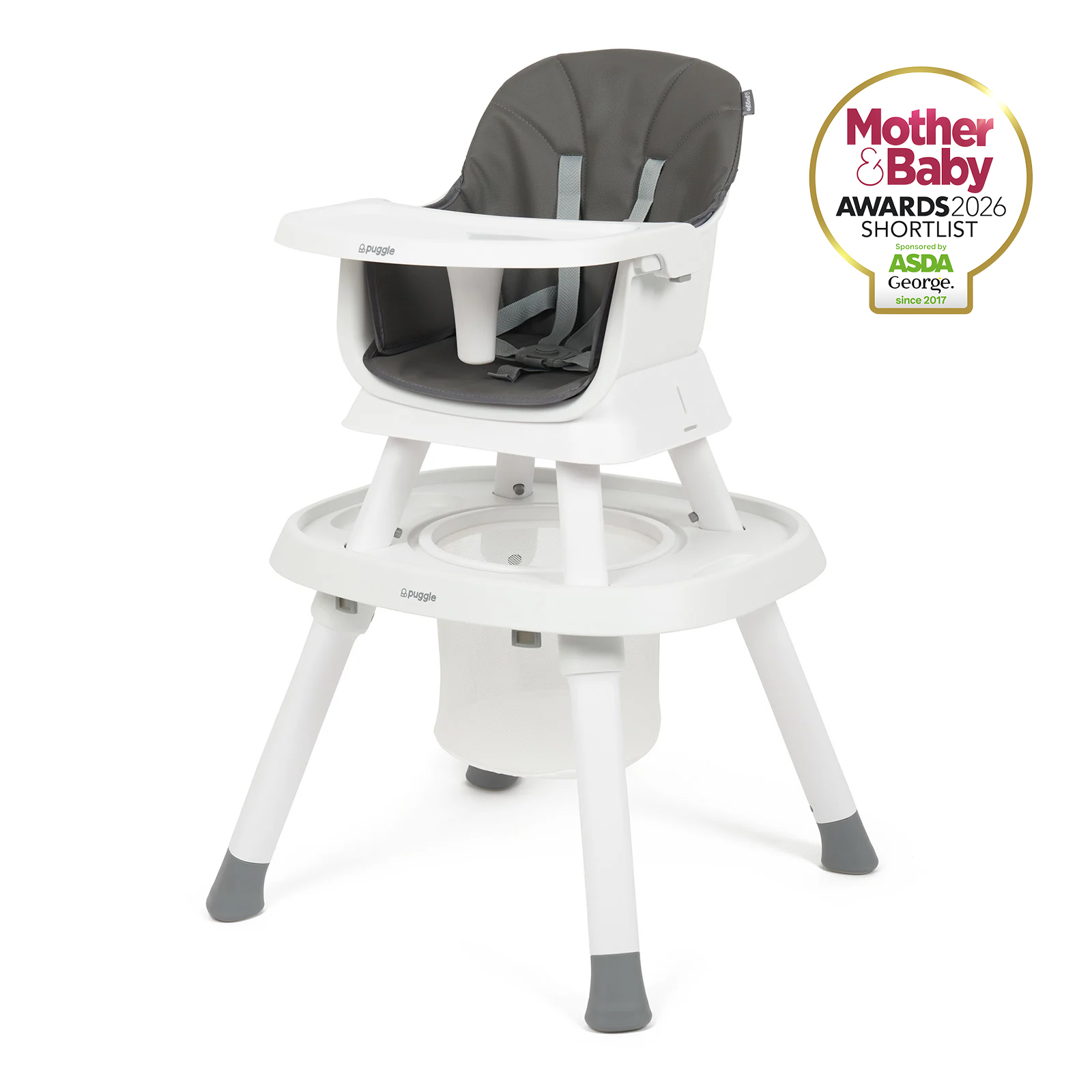 Dining Chair Asda George High Chair Puggle Snack Play 7-in-1 Hi-lo