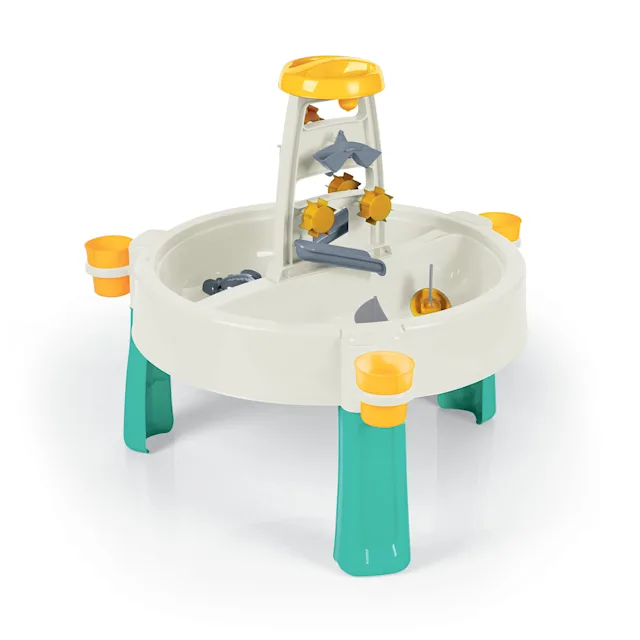 Dolu 3-in-1 Indoor/Outdoor Large Water & Sand Activity Table - White/Green (2+ Years)