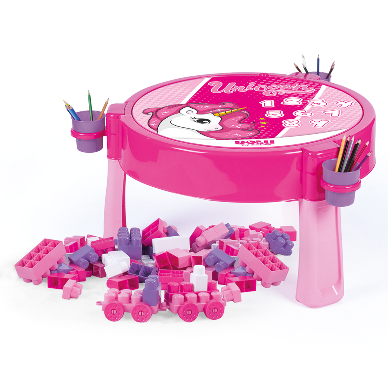 Dolu Unicorn Dolu Table And Chairs Dolu Unicorn 3-in-1 Activity