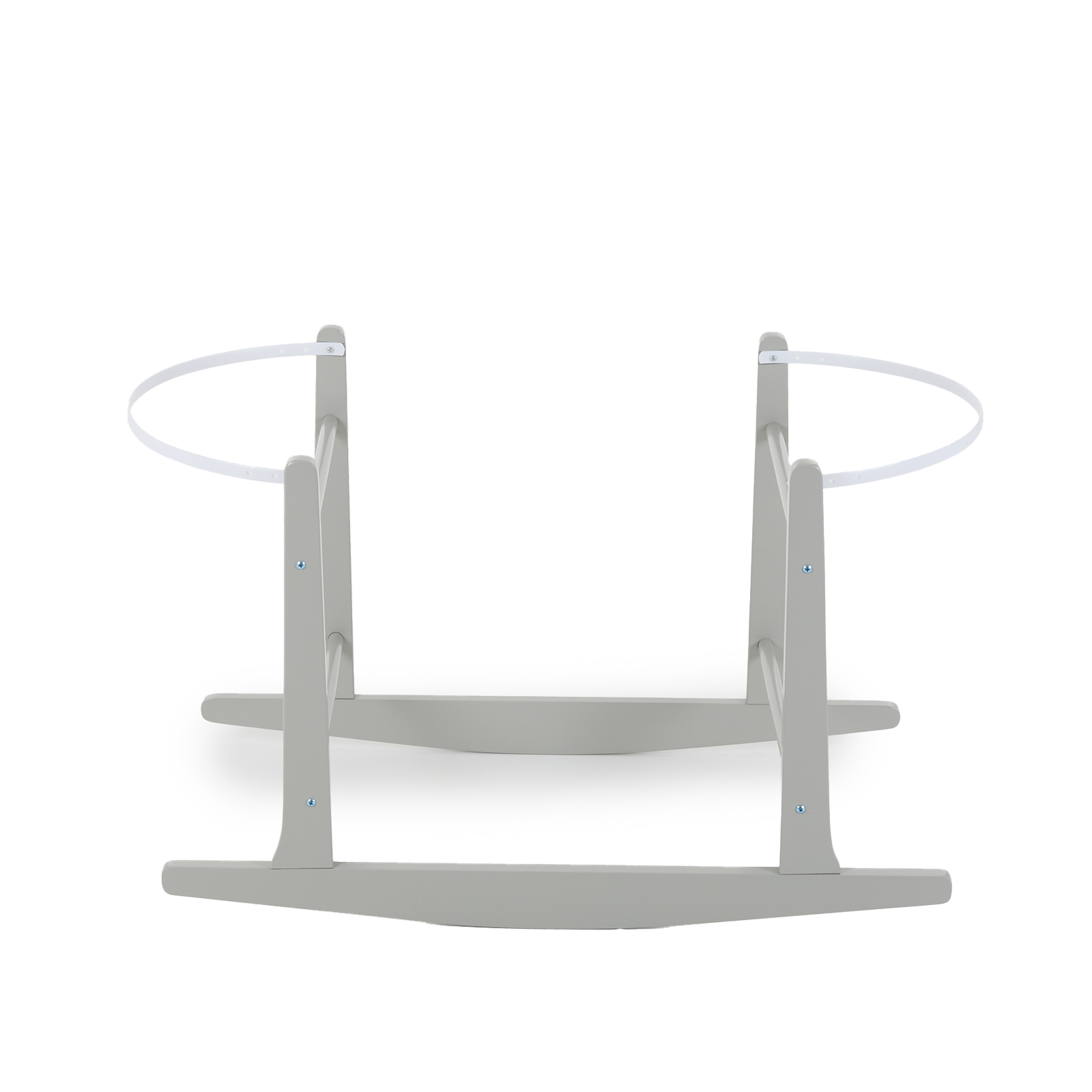 Puggle Wooden Moses Basket Rocking Stand Grey The Nursery Store