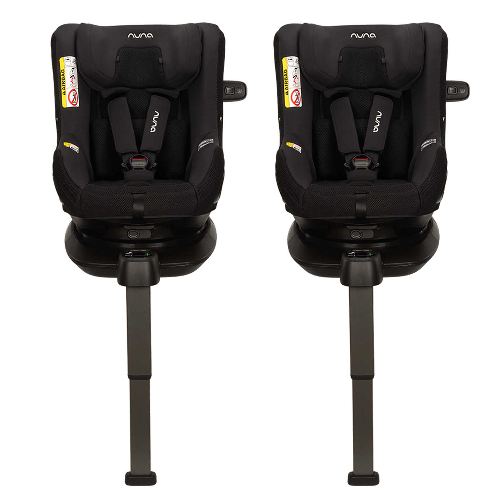 PRUU i Rotating 2 Pack Car Seat Caviar