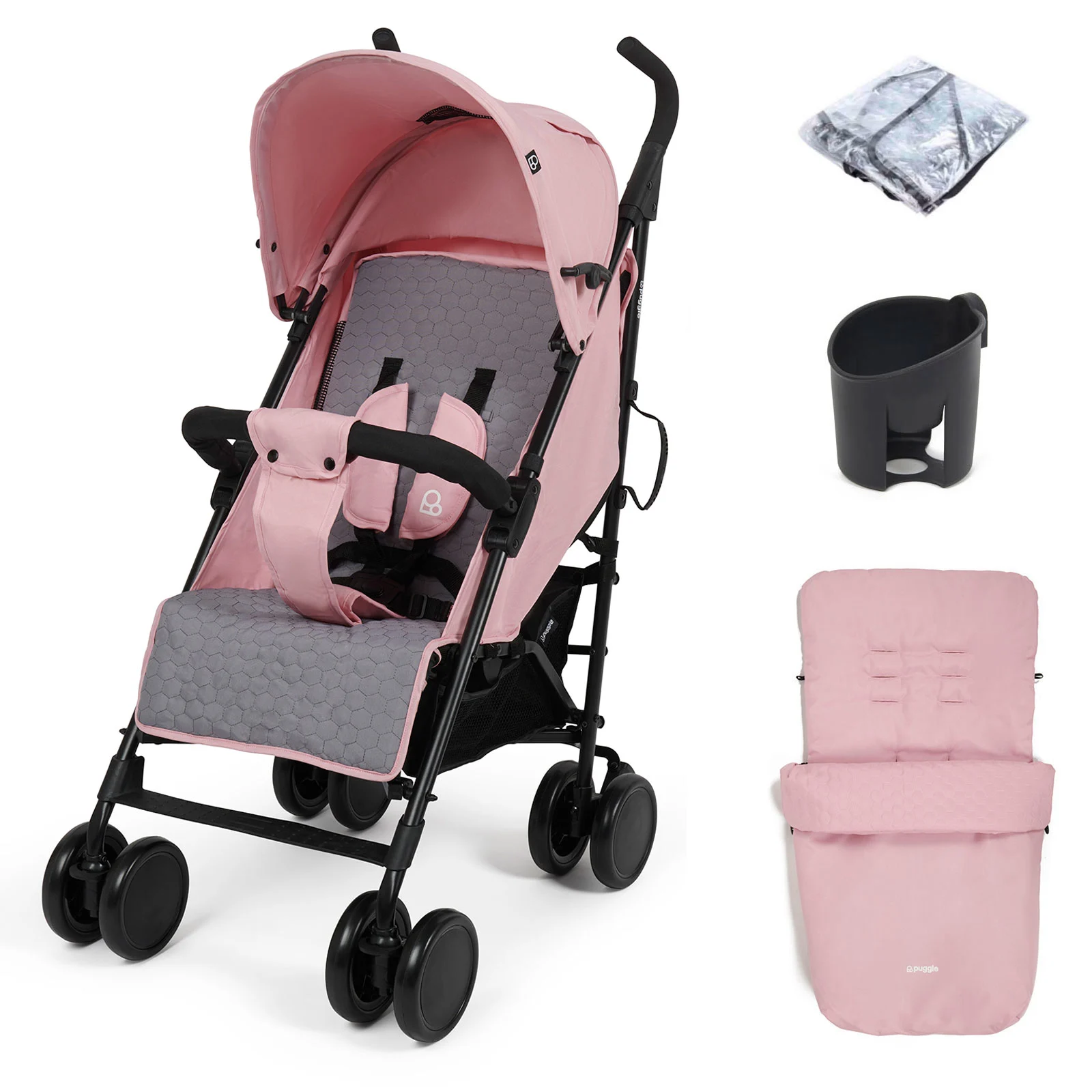 Pink pushchair from birth hotsell