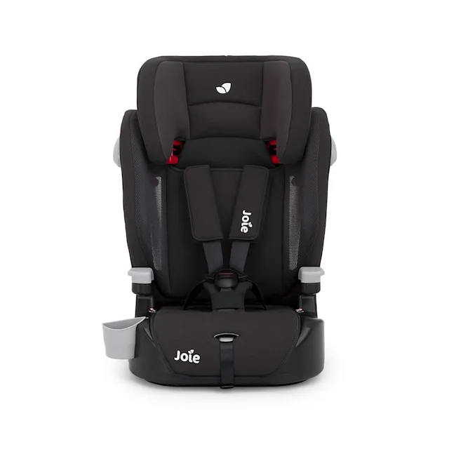 Joie Elevate Group 1/2/3 Deluxe High Back Booster Car Seat - Two Tone Black (9 Months -12 Years)