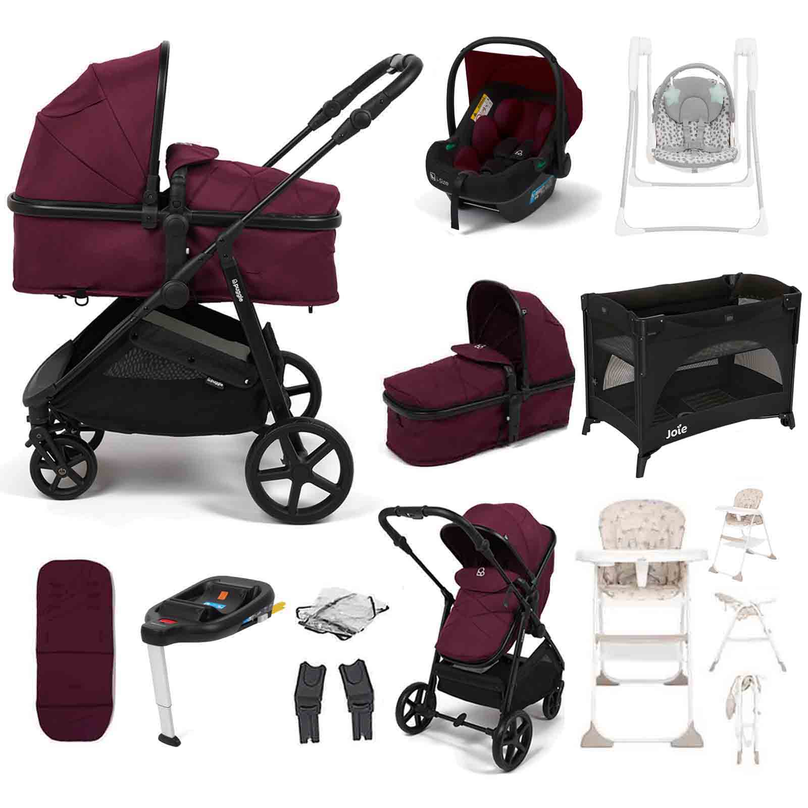 Monaco XT i Travel System Car Seat 9 Piece Bundle
