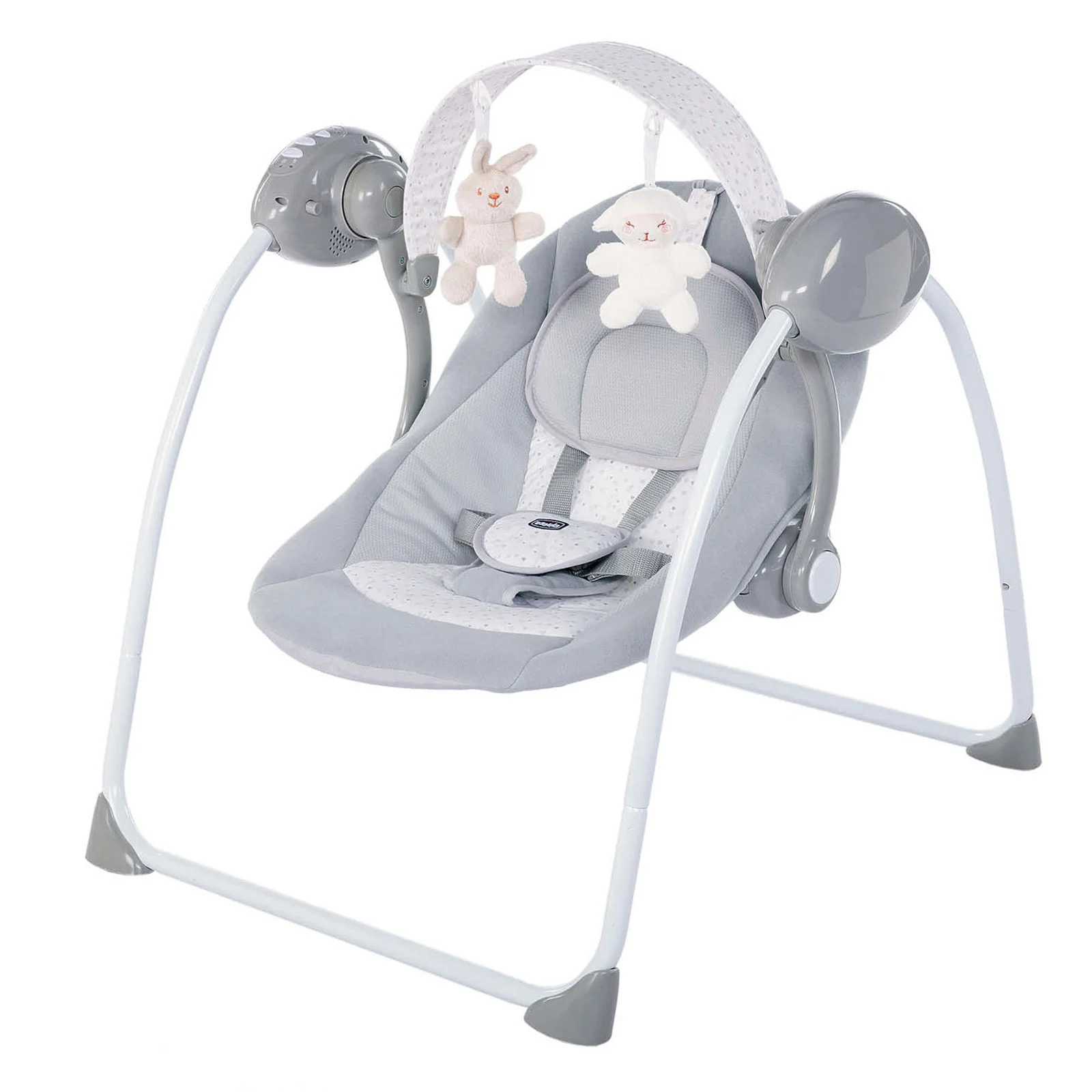 Chicco Relax Play Musical Baby Swing Cool Grey The Nursery Store