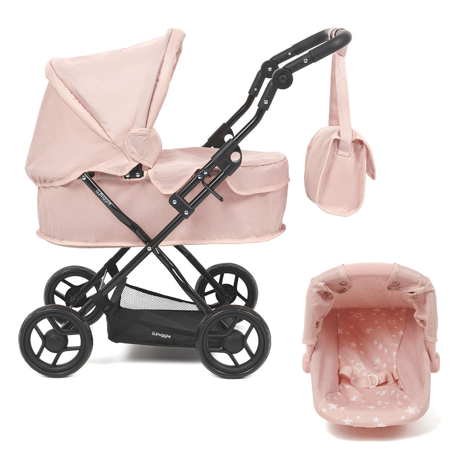 Blush pink pram on sale