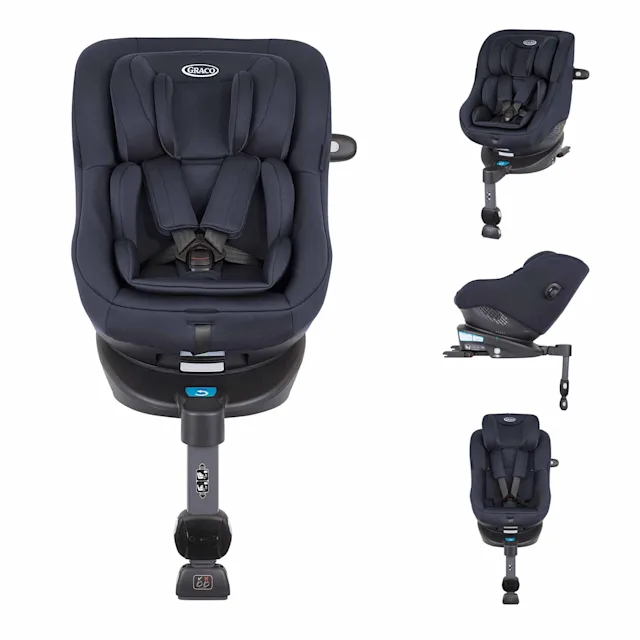 Graco Turn2me  i-Size R129 360° Rotating ISOFIX Car Seat - Navy (0 - 4 Years)