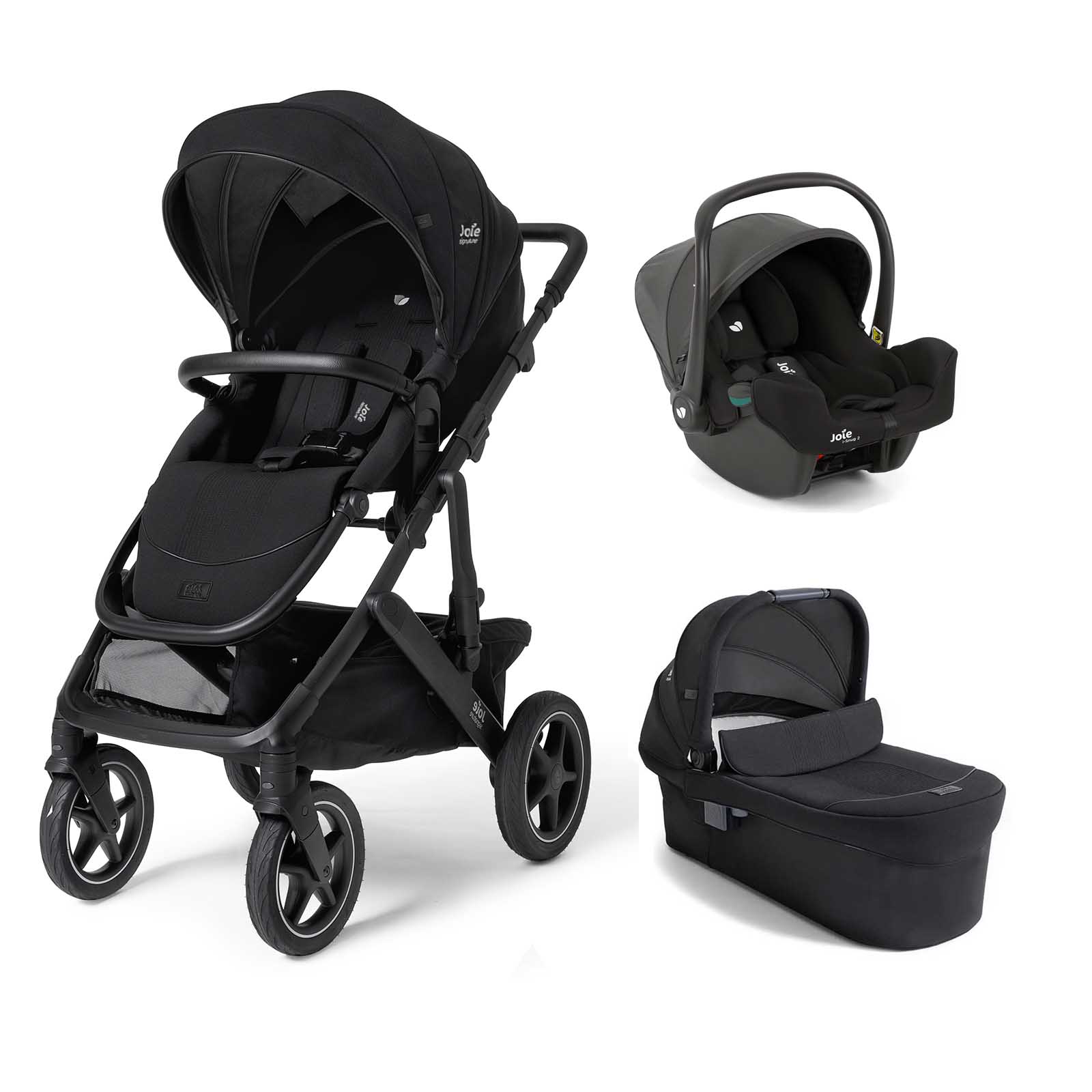 Vinca Travel System Ramble Carrycot & i Snug 2 Car Seat Eclipse
