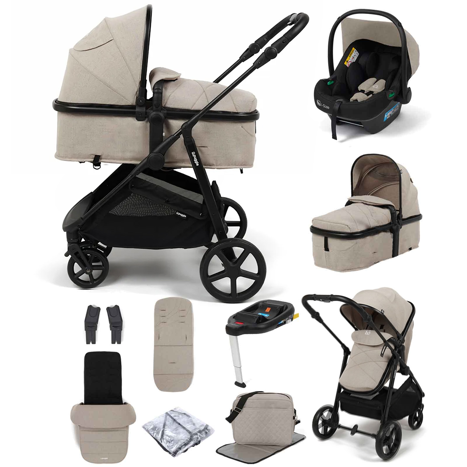 Monaco XT 2-in-1 i-Size R129 Travel System with ISOFIX Base