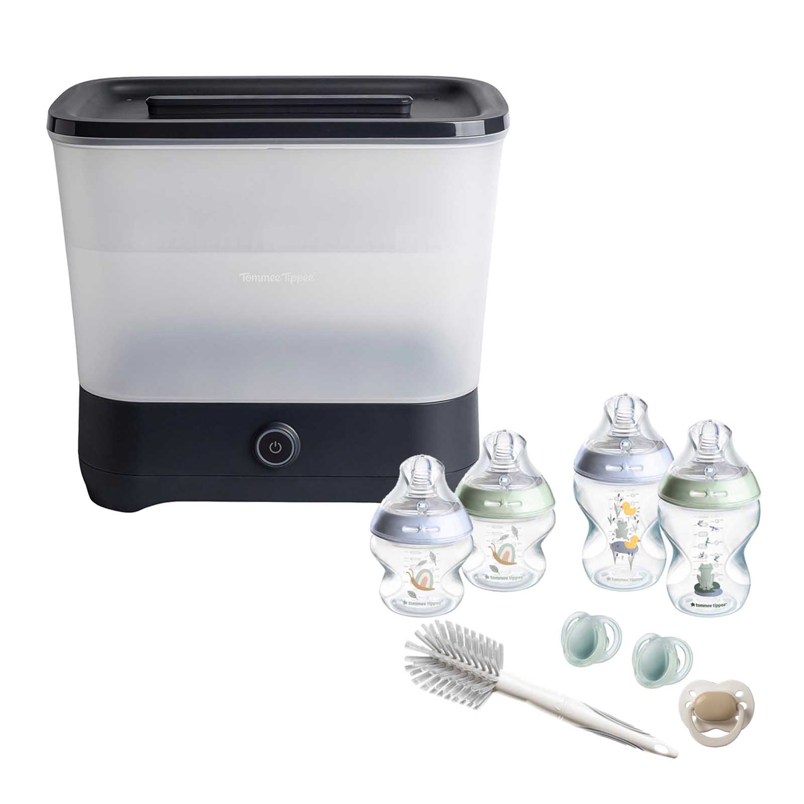 Electric Steriliser & Bottle Starter Kit Set