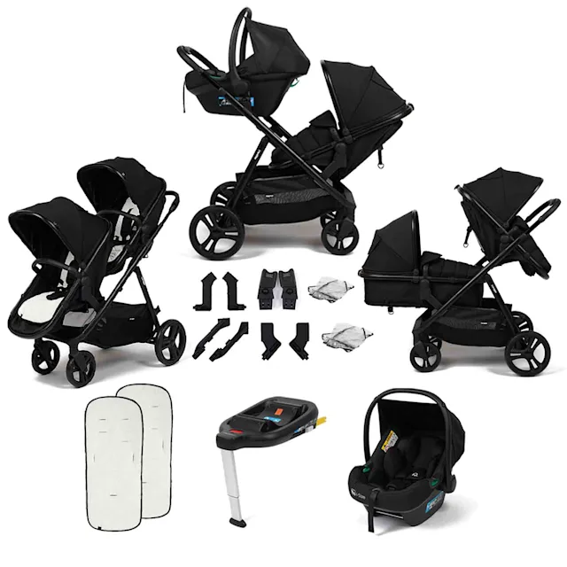 veer switch and roll double stroller Switch&Roll Luxe Single-to-Double Bundle with Leather Kit 071426kidsgraphicsrp second seat or bassinet Length:4750 yd | 4343 m Fitness Pro Health &