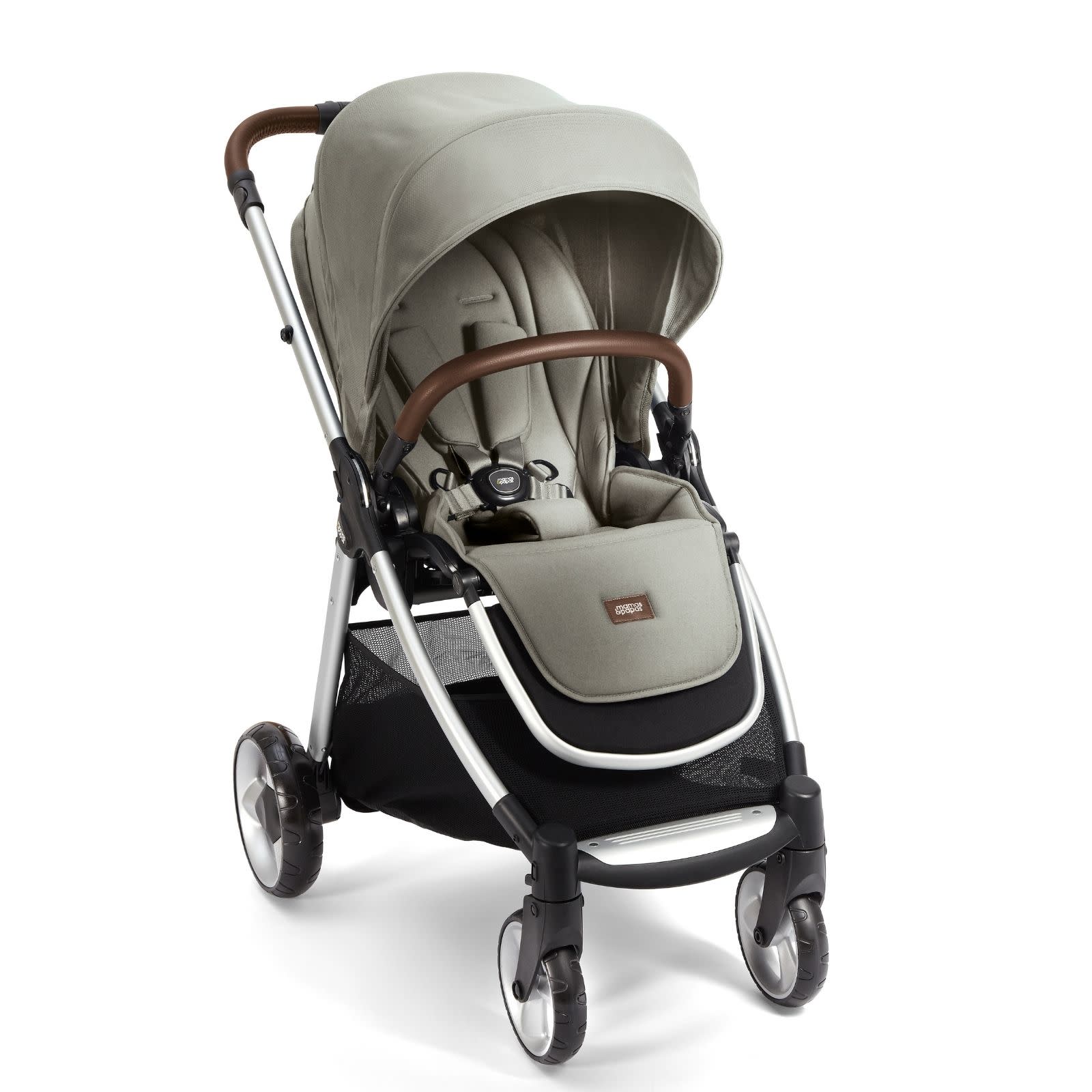 Mamas Papas Flip XT2 7 Piece Essentials i Snug 2 Car Seat Travel System with Carrycot Sage Green The Nursery Store