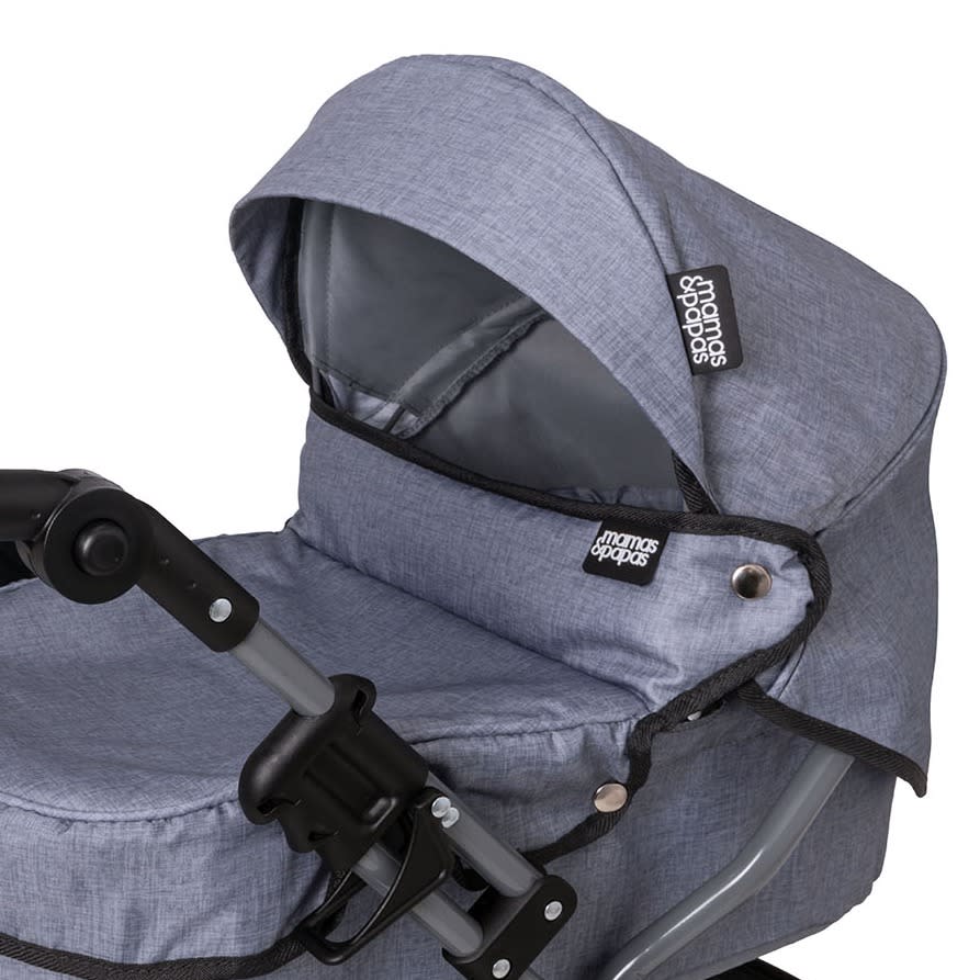 Mamas Papas Junior Ultima Dolls Pram with Changing Bag Grey 3 7 Years The Nursery Store