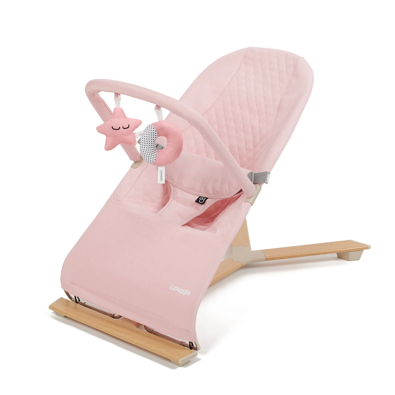 Pink bouncy chair baby online