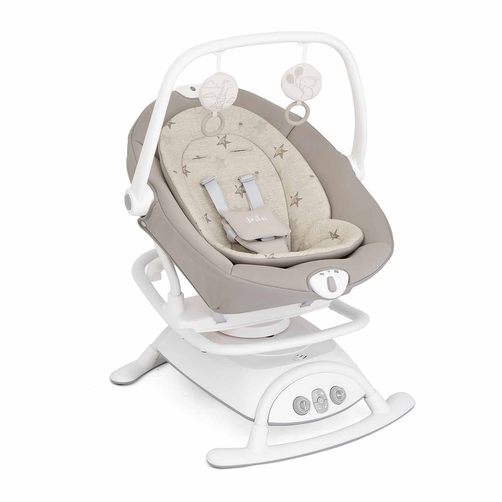 Joie Sansa 2-in-1 Bouncer/Rocker with 5 Lullabies, Vibration