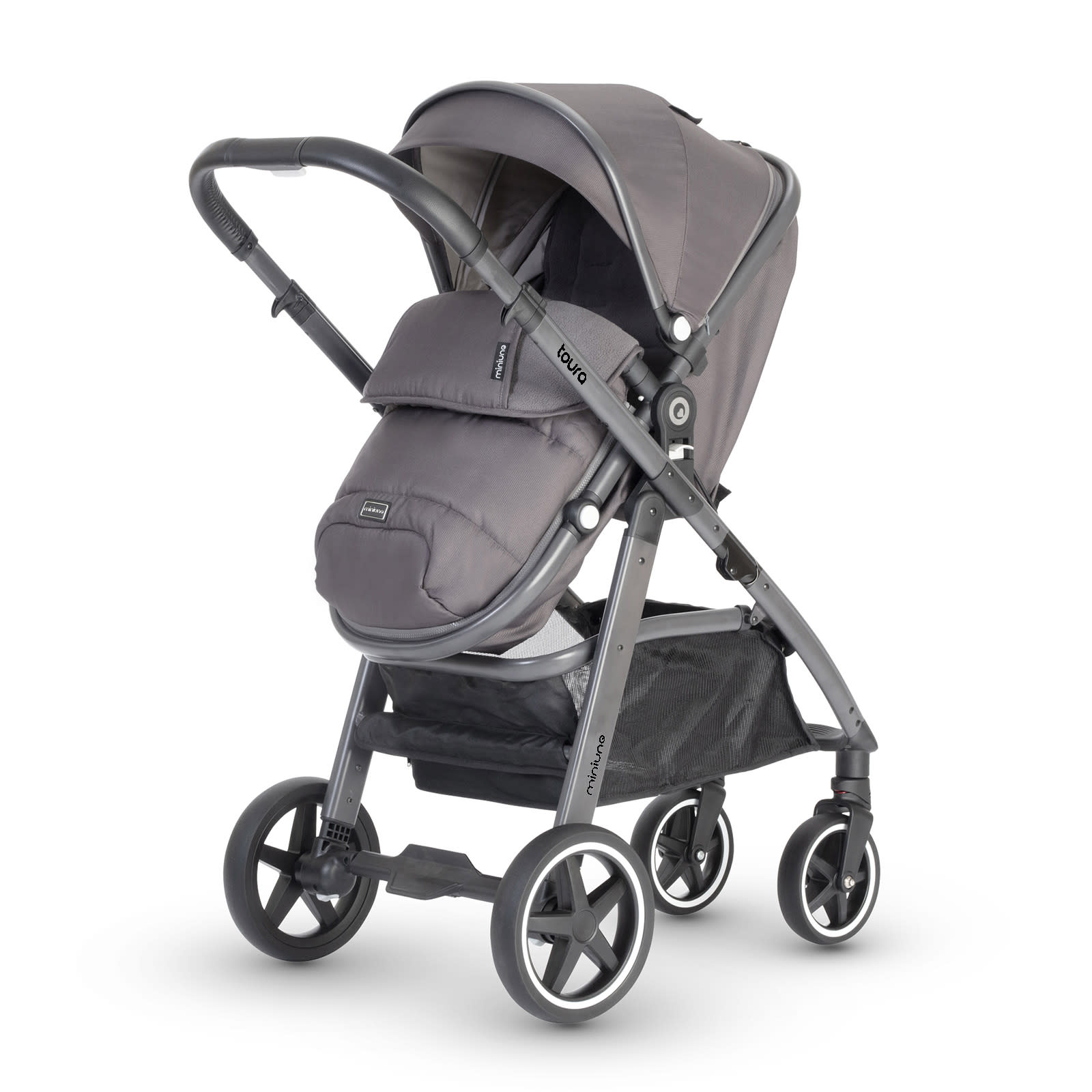 Miniuno Toura Special Edition Car Seat Travel System Gunmetal Grey Gunmetal Grey The Nursery Store