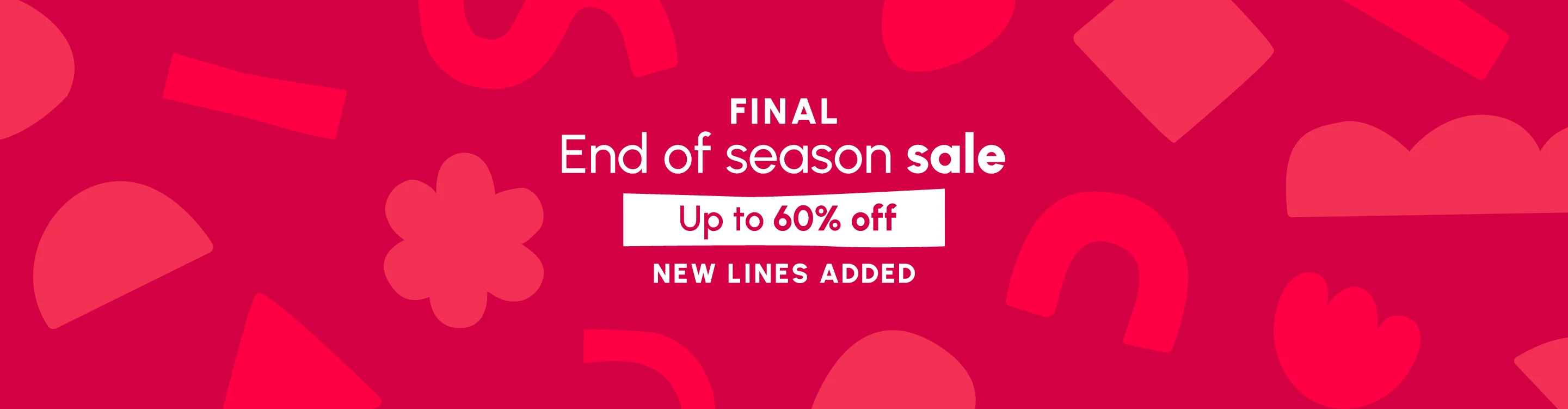Final End of Season Sale