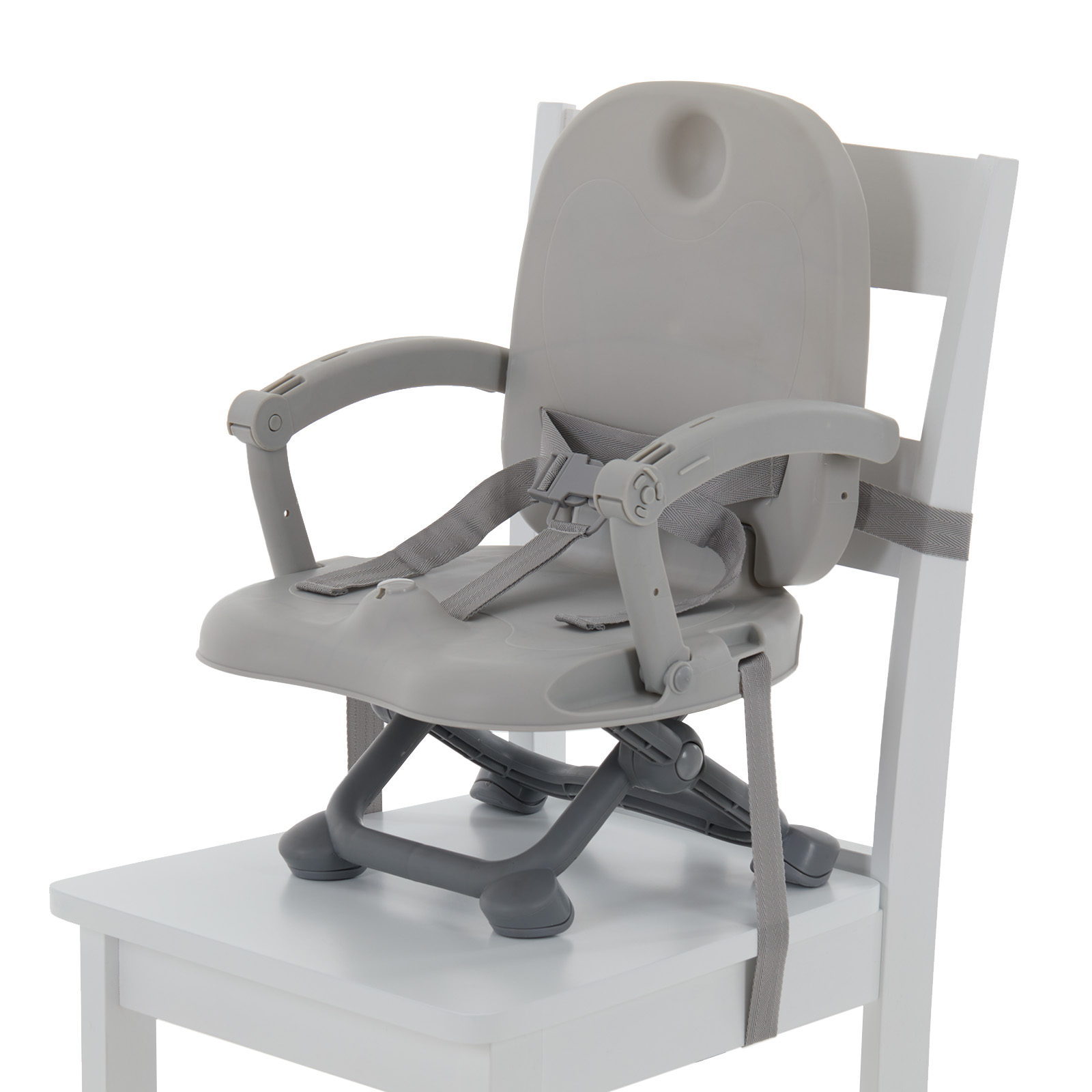 Puggle Snacky Foldable Highchair Booster Seat Grey The Nursery