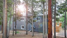 CONIFER MOUNTAIN HOME back