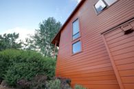 EVERGREEN MOUNTAIN HOME close up siding