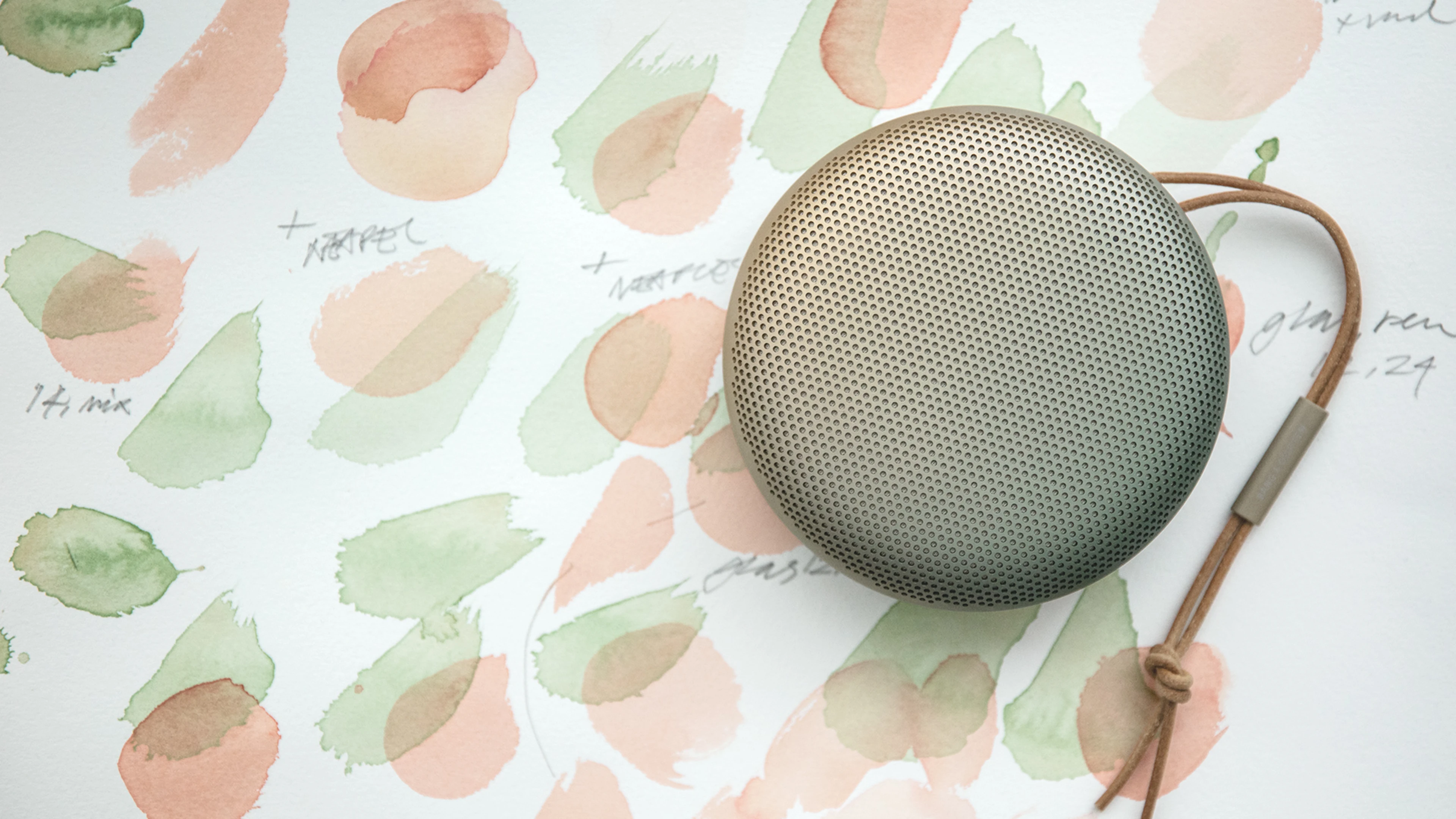 Beosound A1 Crafted Edition - DUNE samples with different shades