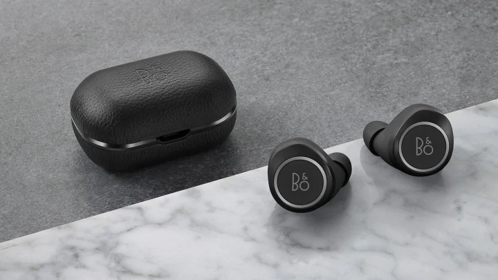 Beoplay E8 2.0 earphones product image on marble