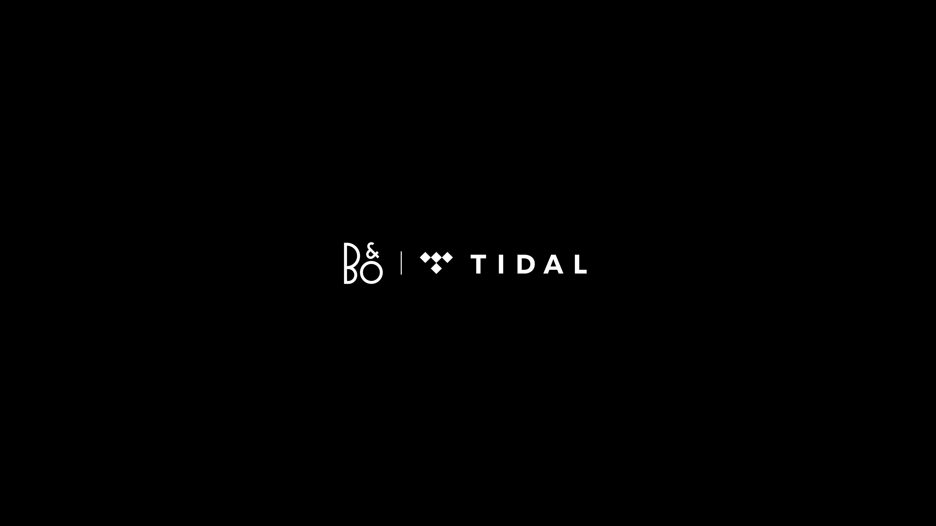 B&O and TIDAL logo side by side