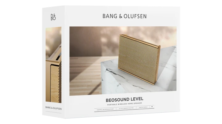 The packaging box of Beosound Level