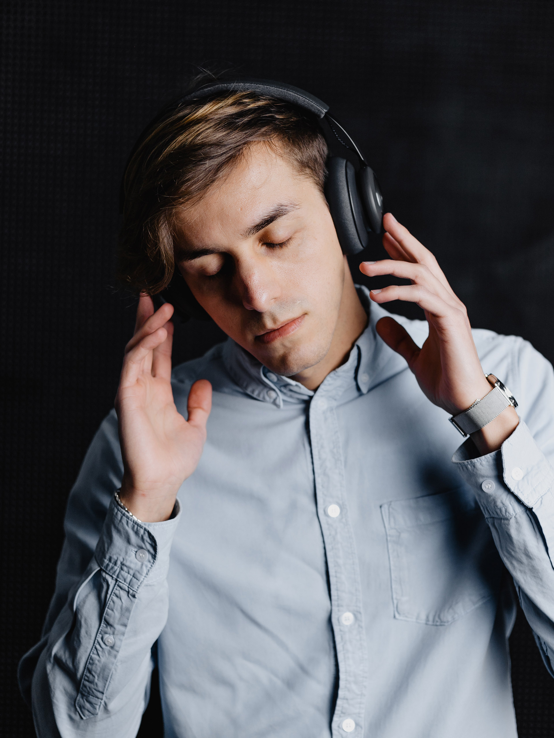 RAF Camora Headphones with Anthra Studio logo | B&O