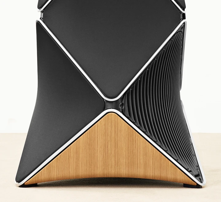 Beolab 90 speaker under the hood bottom part