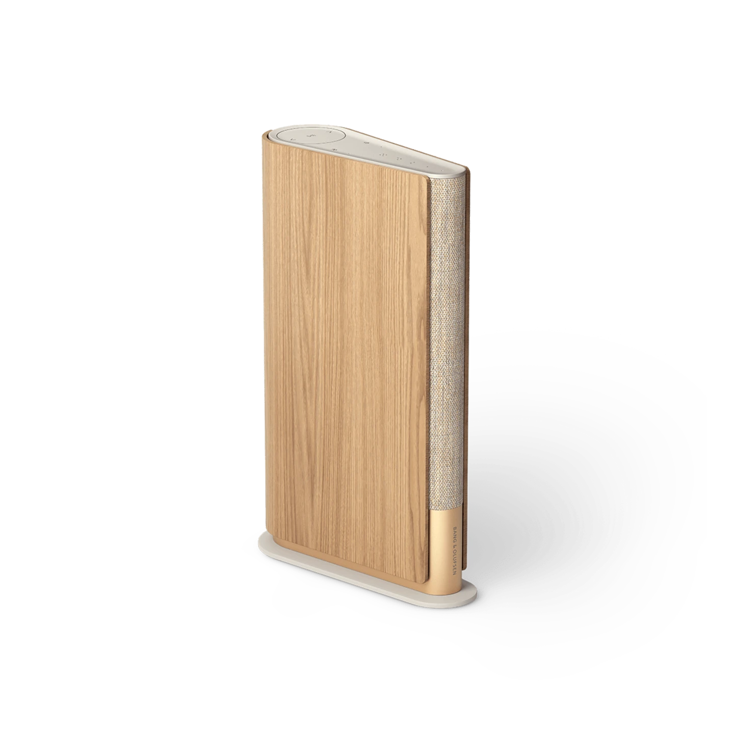 Beosound Emerge Gold Tone with Cradle to Cradle Bronze certificate logo